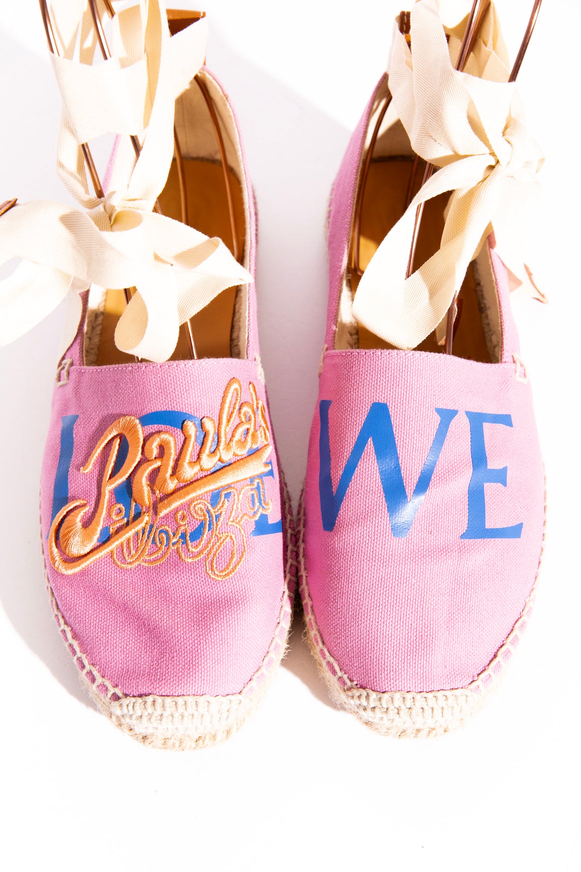 LOEWE Purple "Paula's Ibiza" Canvas Espadrilles (Sz. 40)