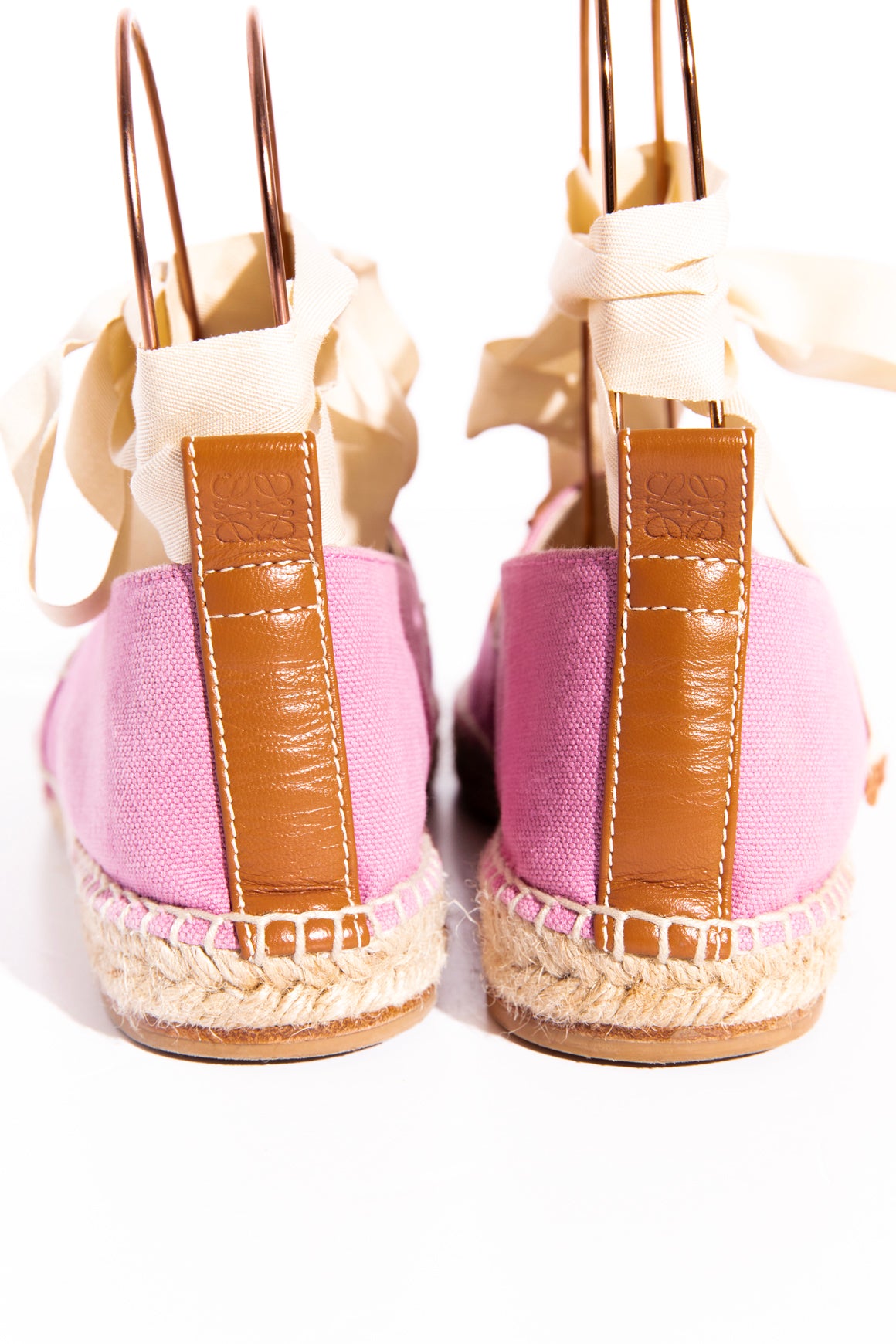 LOEWE Purple "Paula's Ibiza" Canvas Espadrilles (Sz. 40)