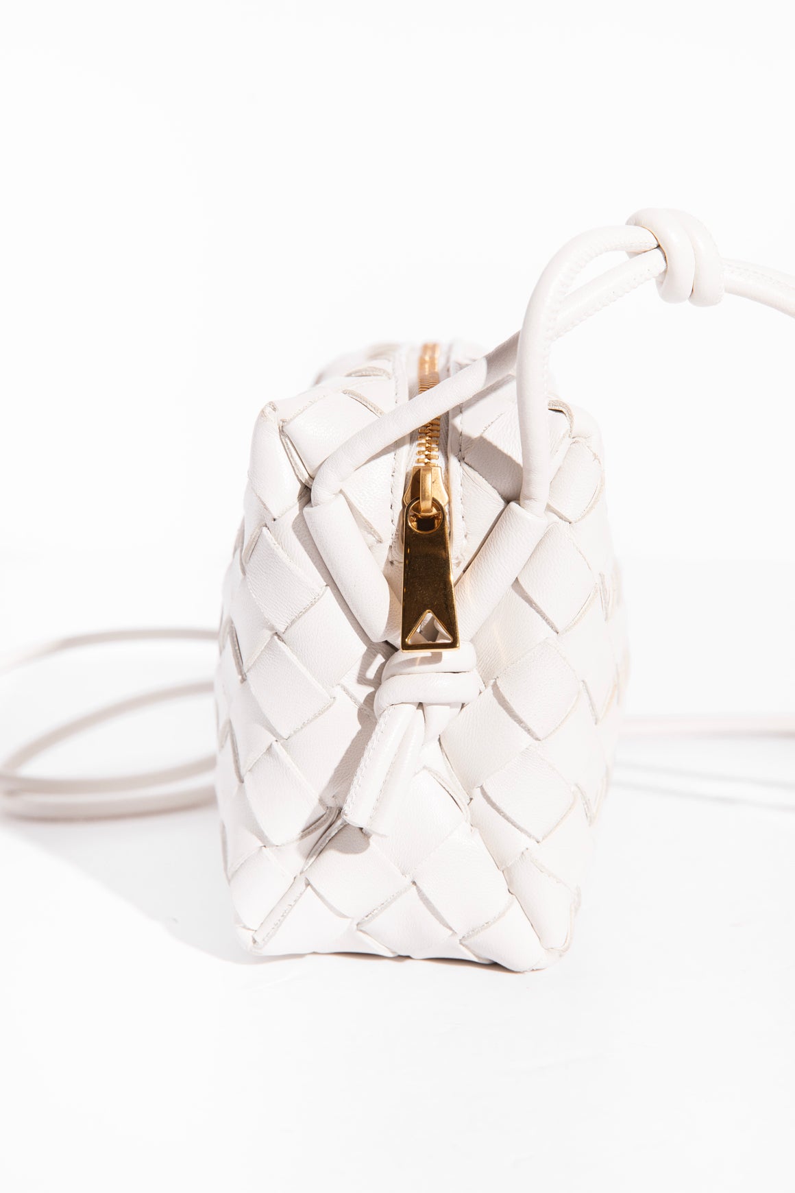 BOTTEGA VENETA Chalk Mini Loop Bag