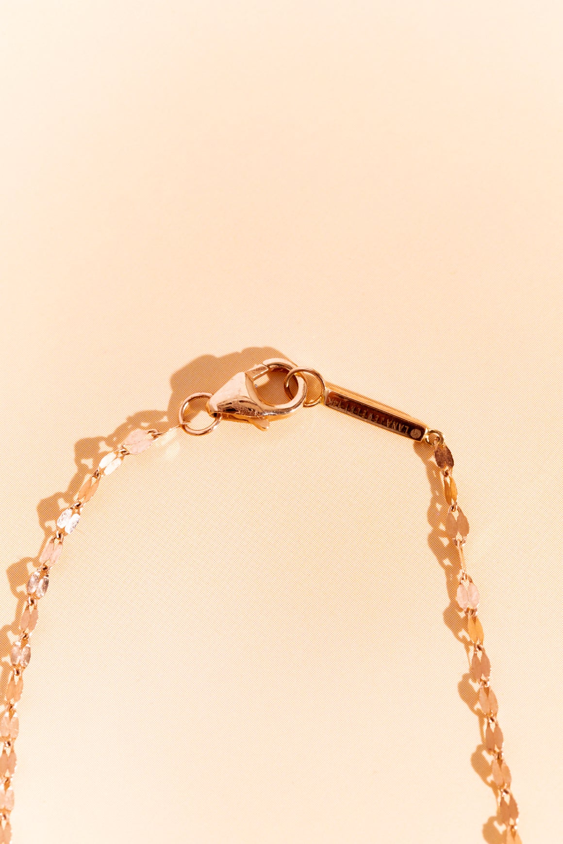 LANA 14K Rose Gold & Pave Diamond Butterfly Charm Necklace