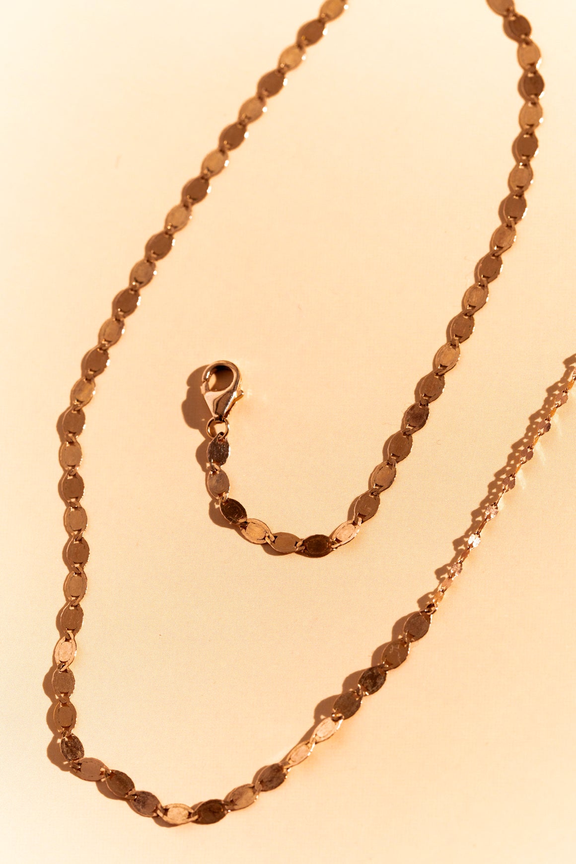 LANA 14K Rose Gold "Mega Nude" Chain Choker Necklace