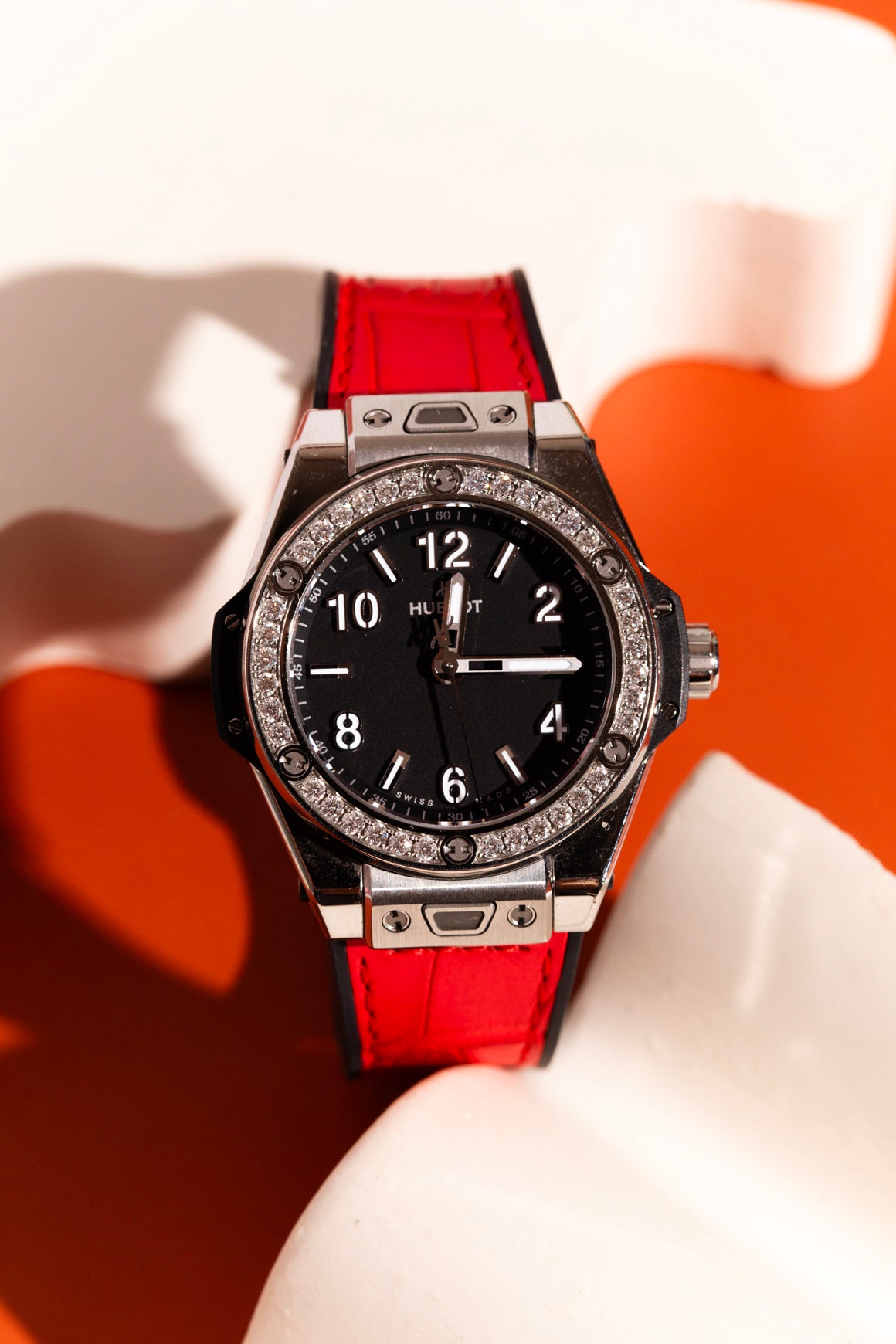 HUBLOT Big Bang One Click Steel Diamond Watch