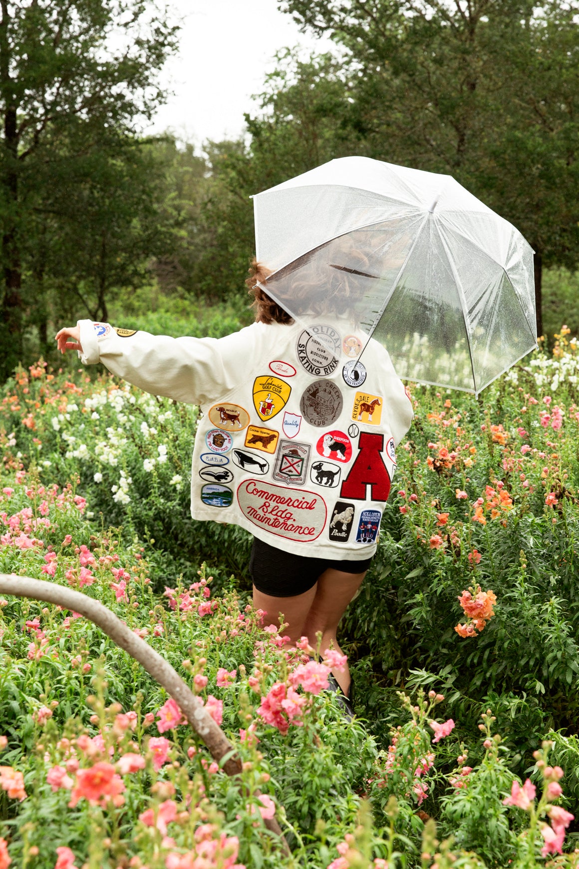 BODE Cream Patch Embellished Chore Jacket (Sz. XL)