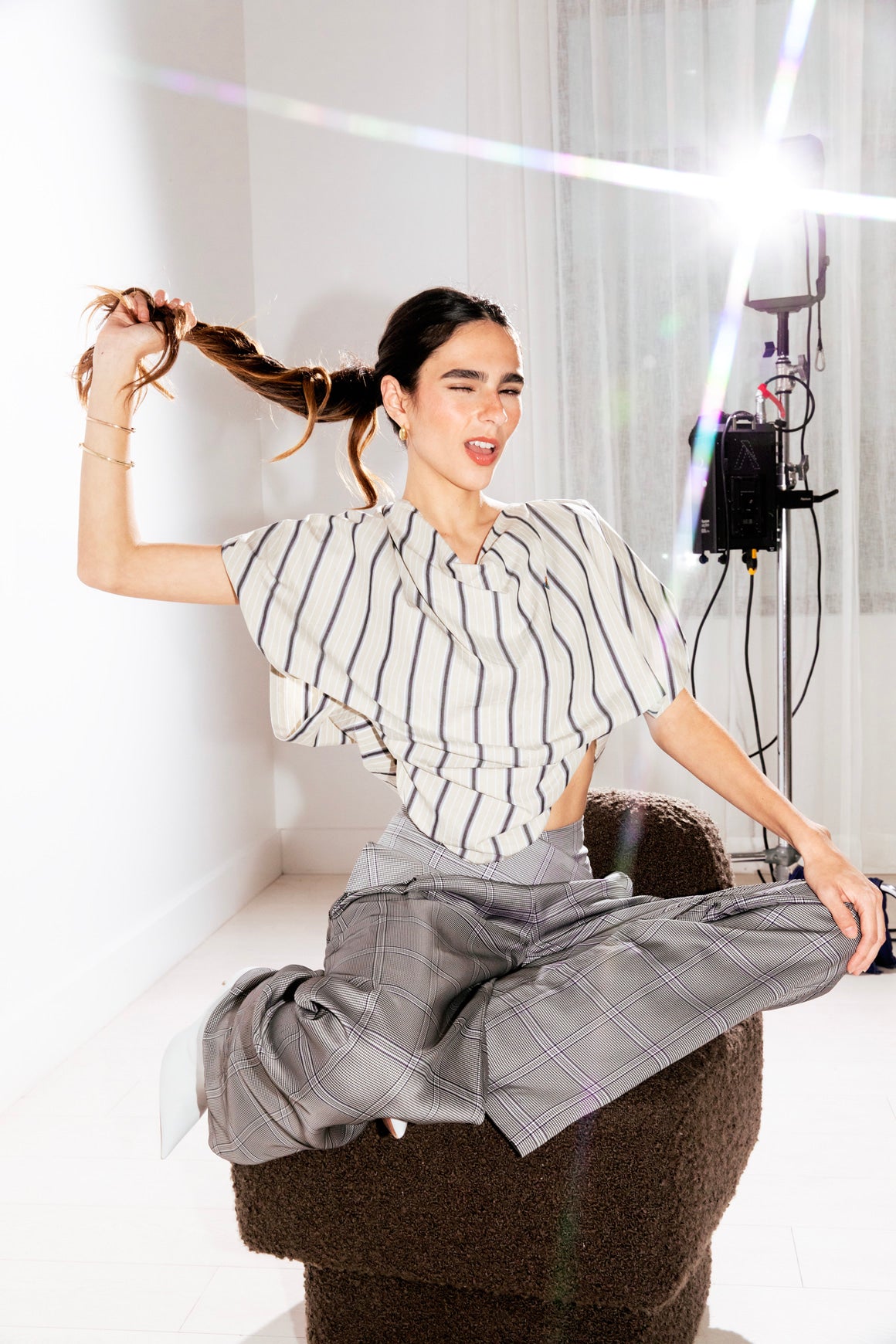 Vivienne Westwood Striped Heart Blouse (Sz.42/6)