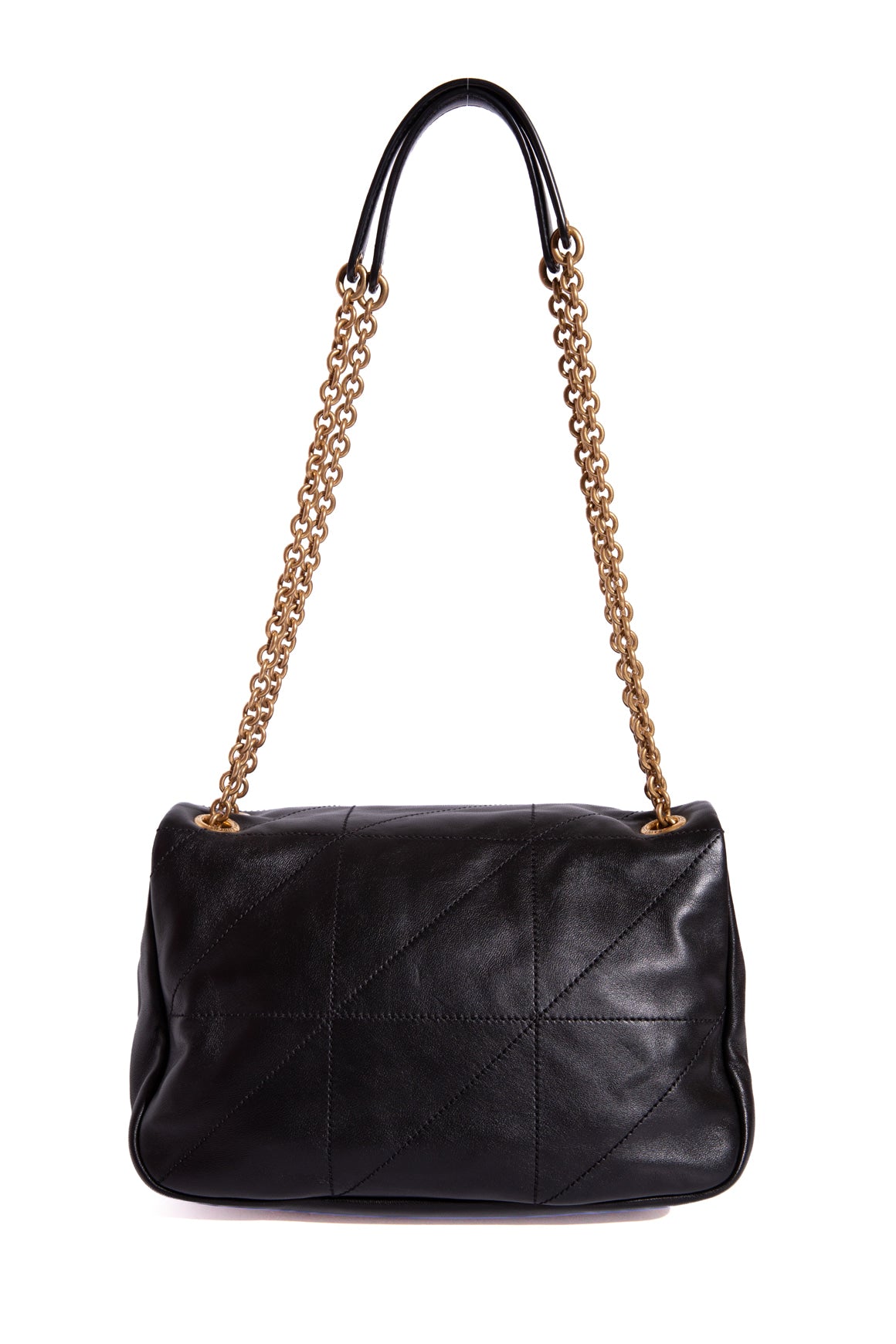 SAINT LAURENT Black Mini Jamie Patchwork Bag
