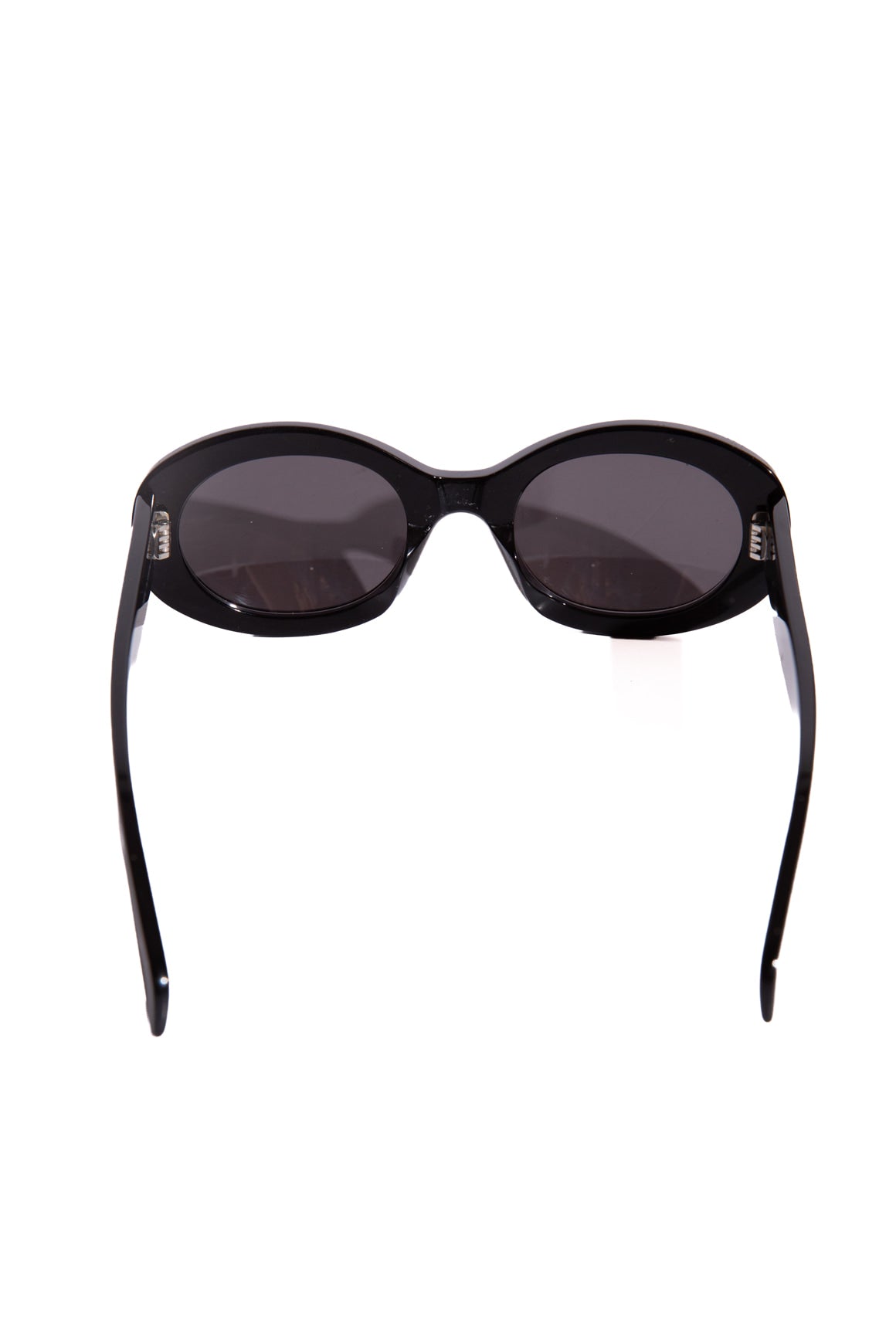 CELINE Black Oval Sunglasses
