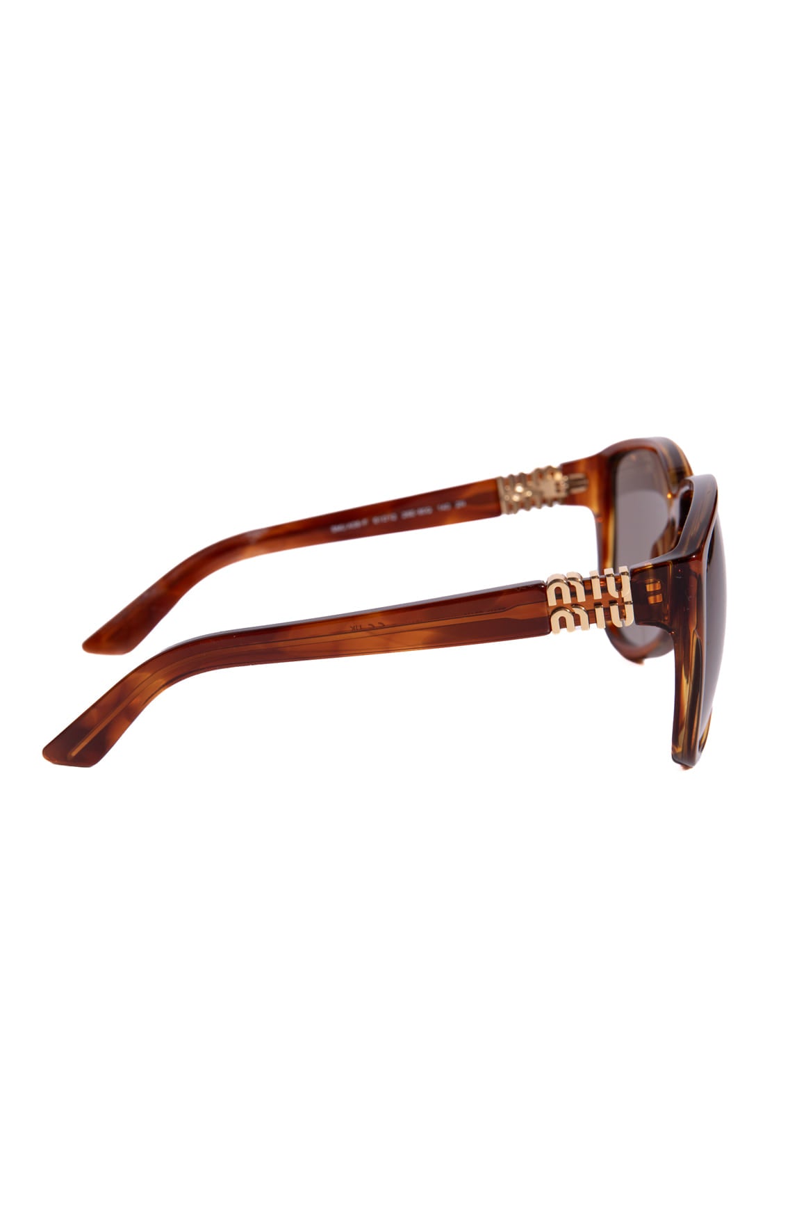 MIU MIU Tortoise Shell Pilot Sunglasses