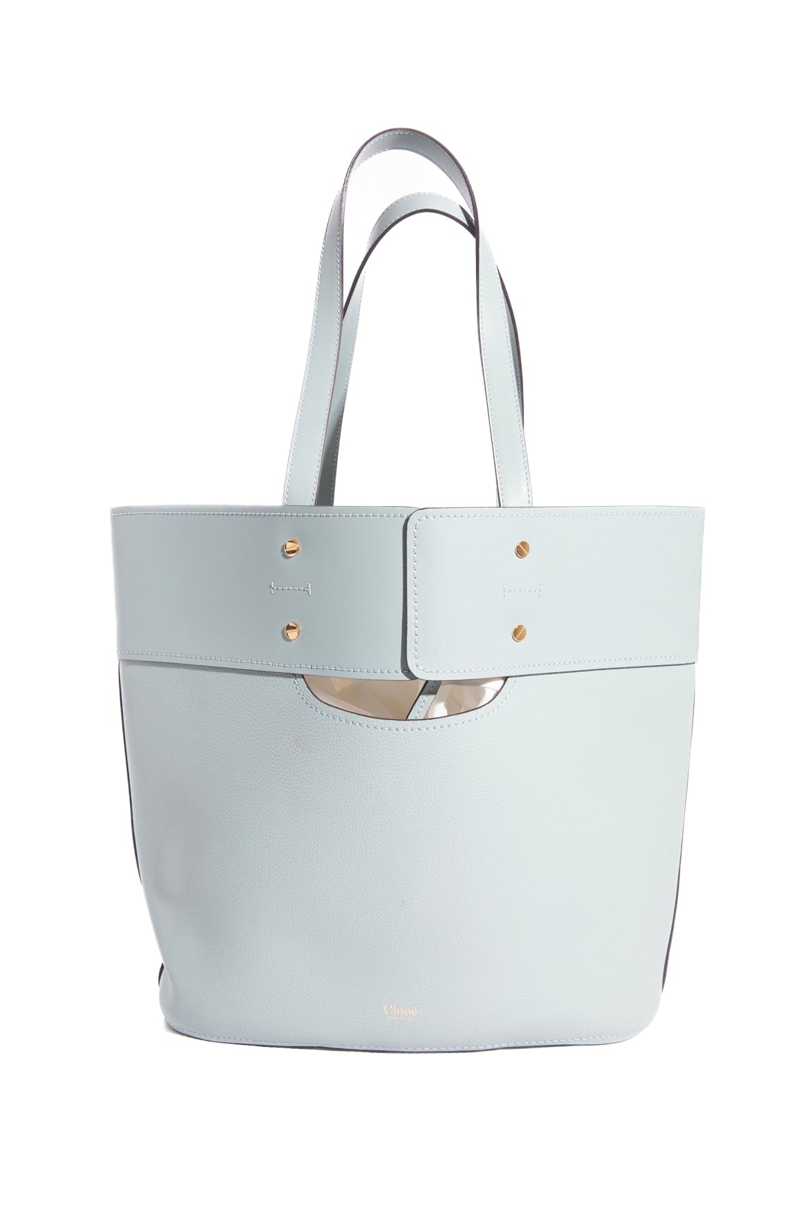 CHLOE Teal Aby Tote - Medium