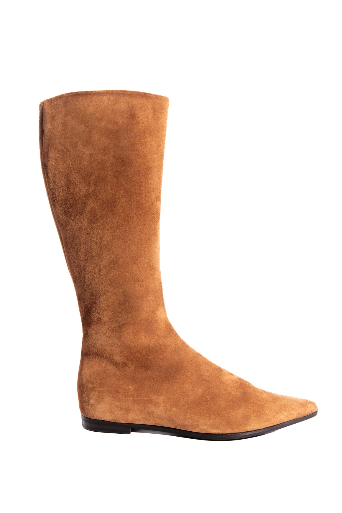 JIL SANDER Suede Pointed Boots (Sz. 35.5)