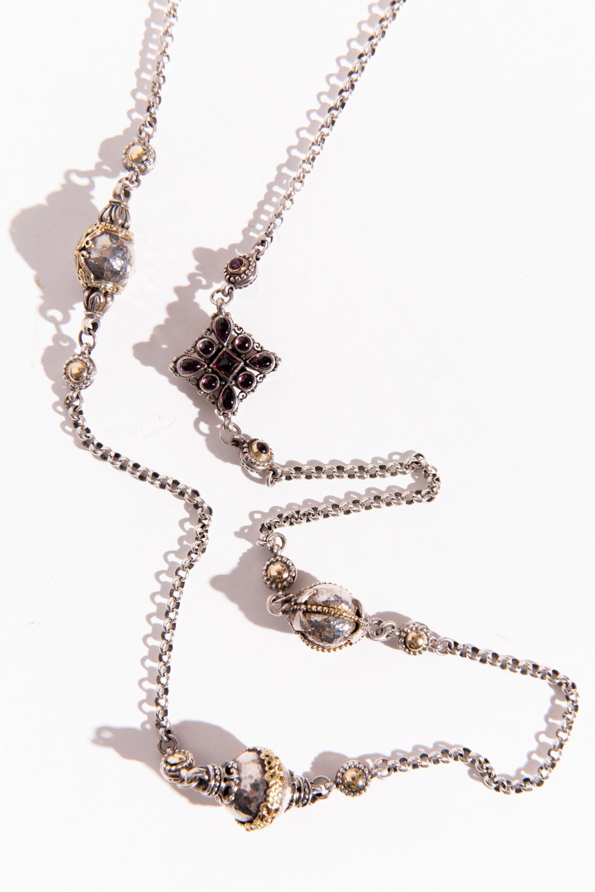 KONSTANTINO Silver & 18k Gold Necklace