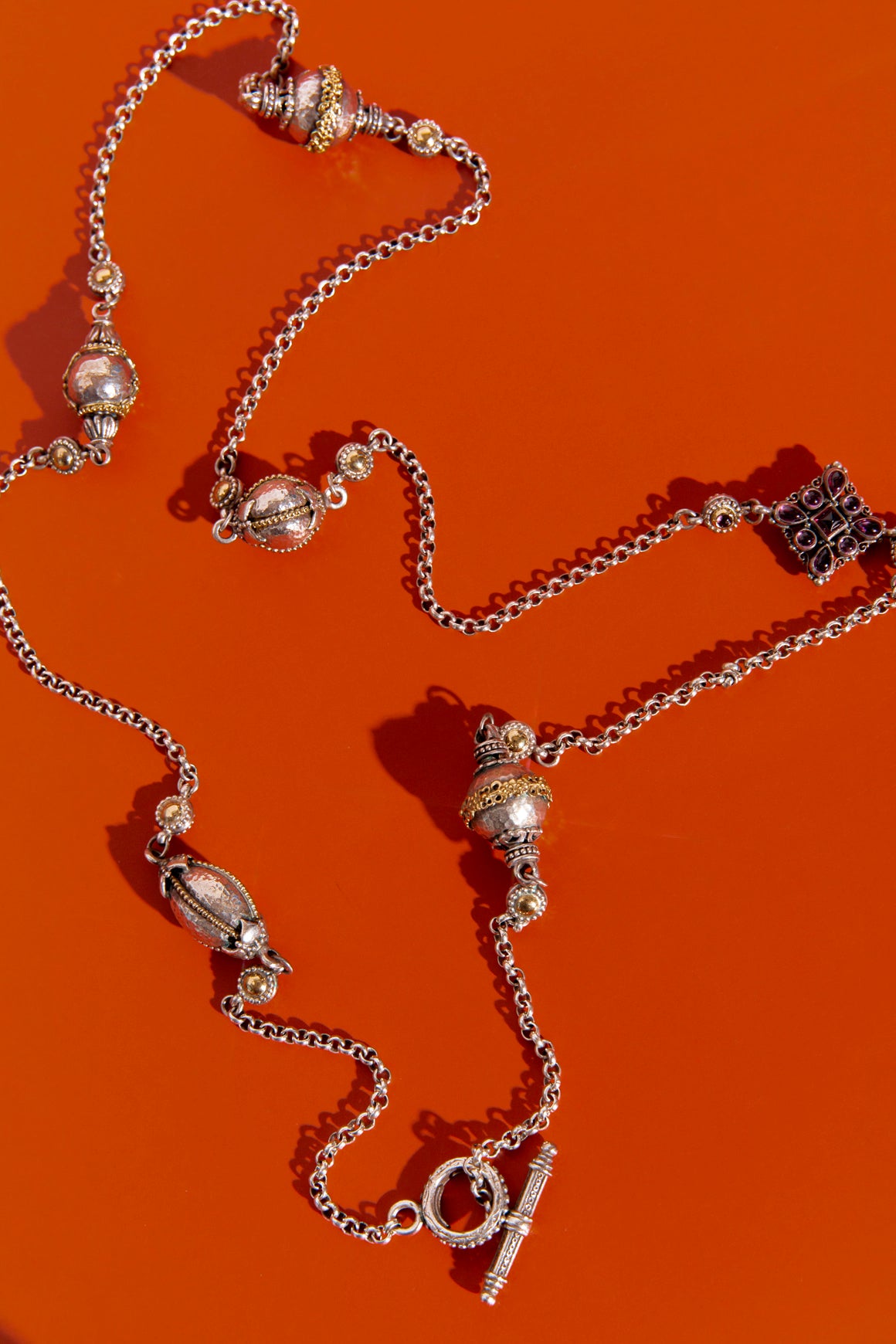 KONSTANTINO Silver & 18k Gold Necklace