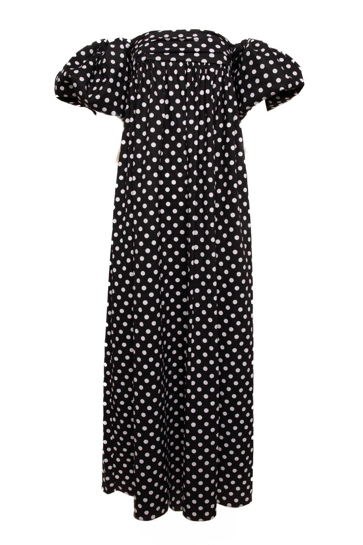 CAROLINE CONSTAS Polka Dot Maxi Dress (Sz. S)