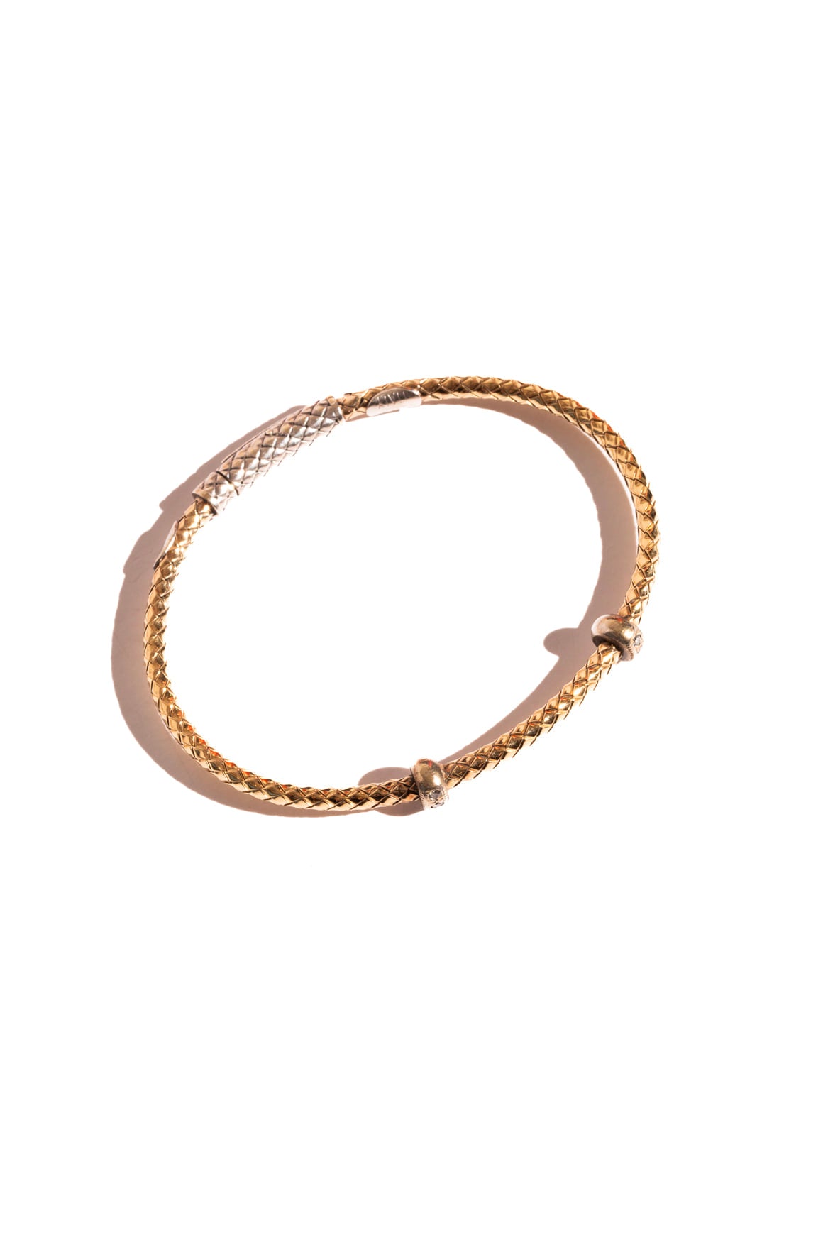 ALISA 18k + Sterling Silver Diamond Bracelet