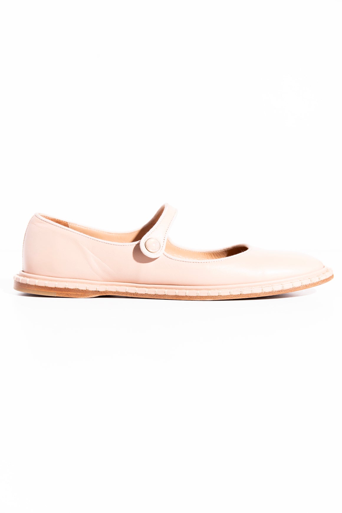 CHLOE Light Pink Leather Mary-Janes (Sz. 40)