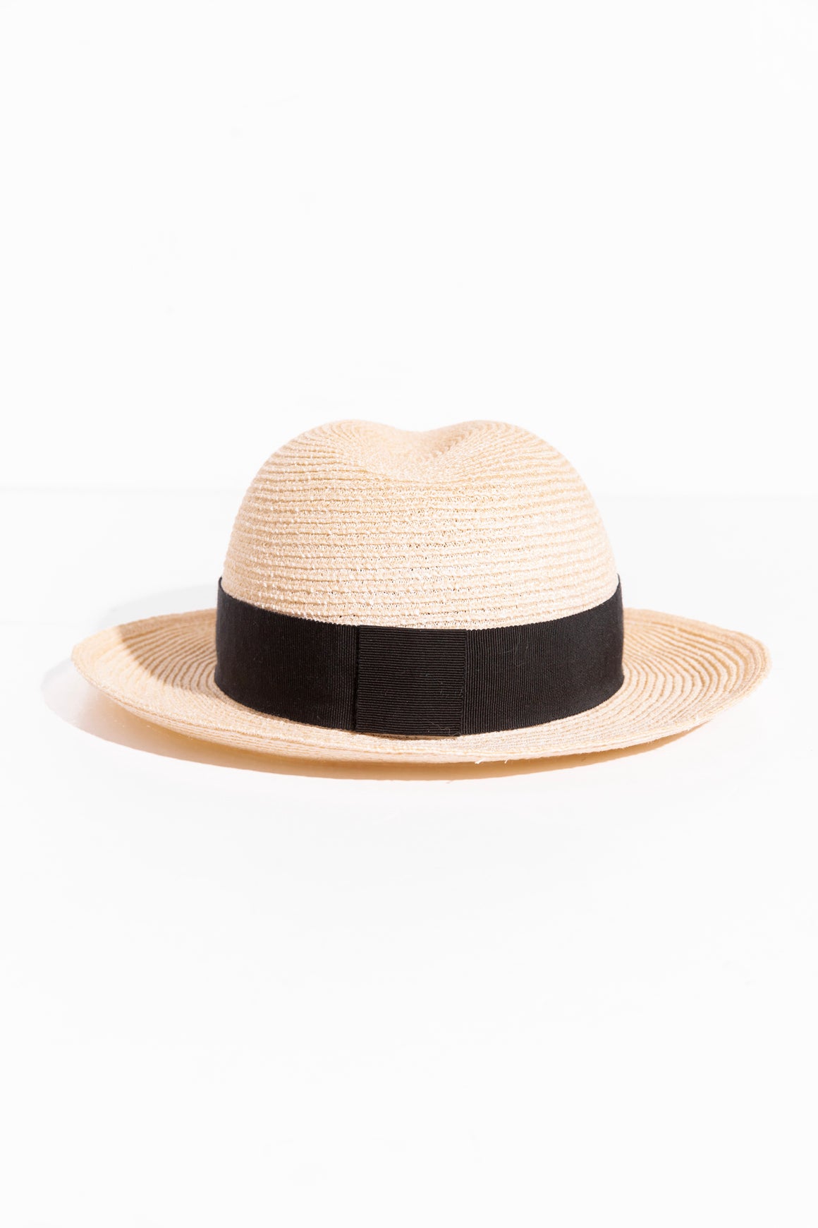 CHANEL Straw Hat W/ Floral Applique
