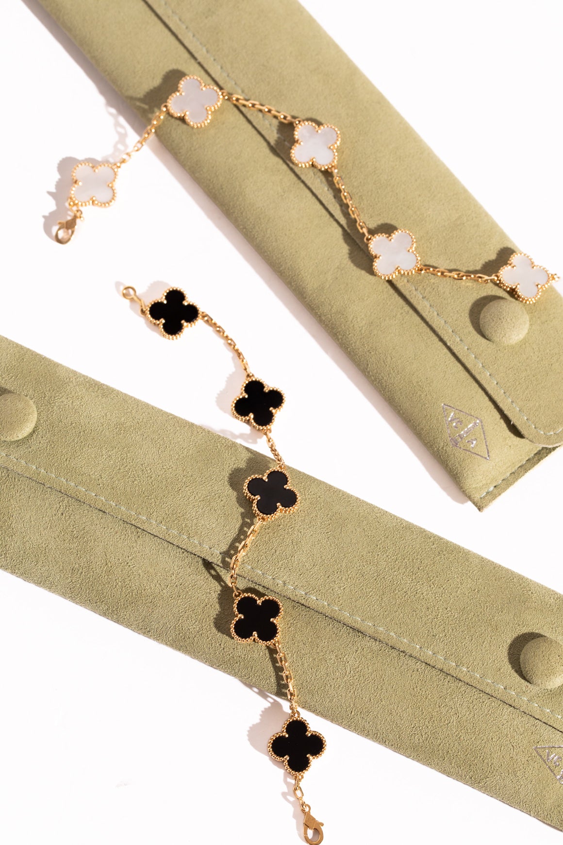 VAN CLEEF & ARPELS Vintage Alhambra Mother Of Pearl Bracelet