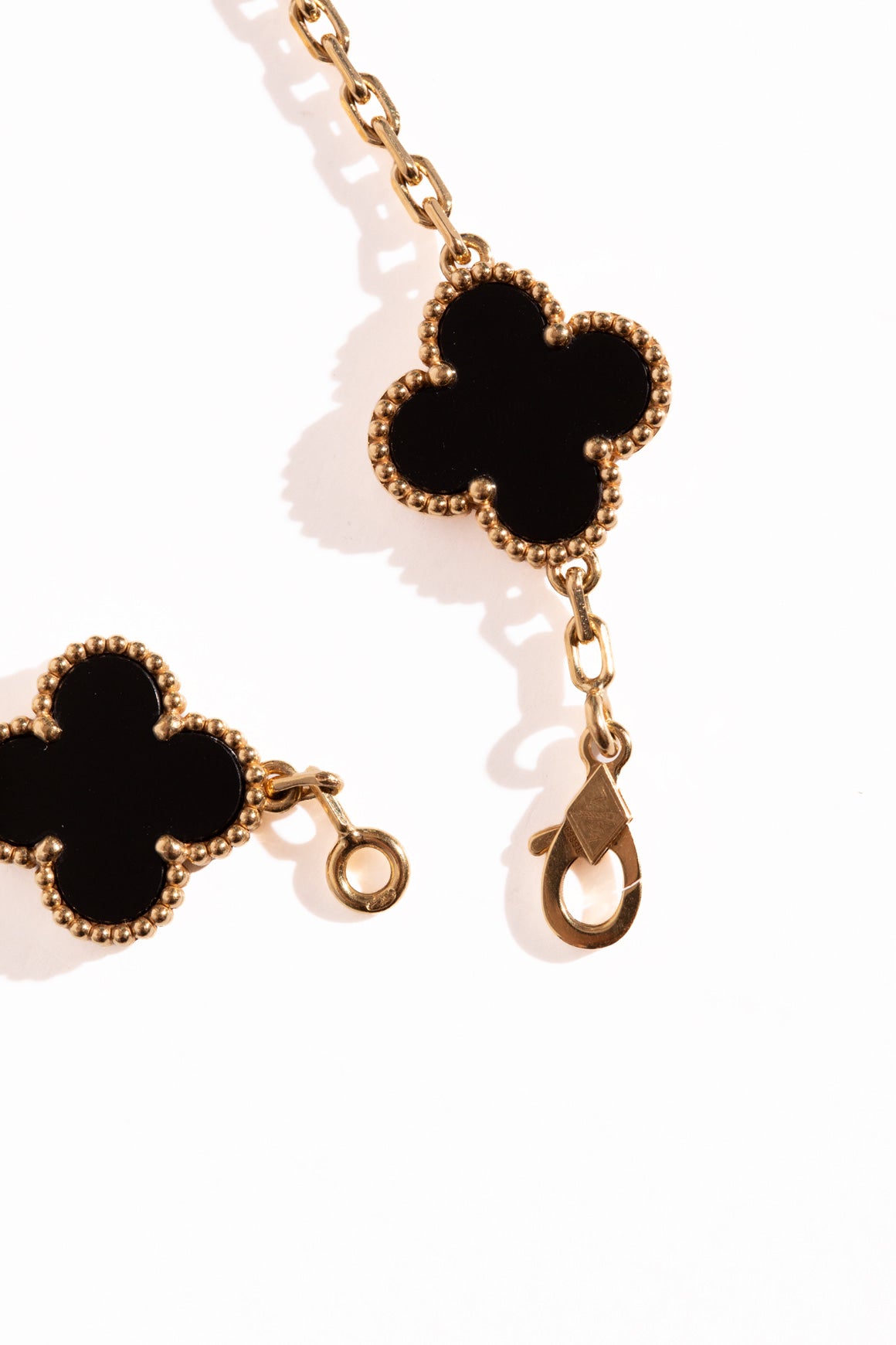 VAN CLEEF & ARPELS Vintage Alhambra Onyx Bracelet