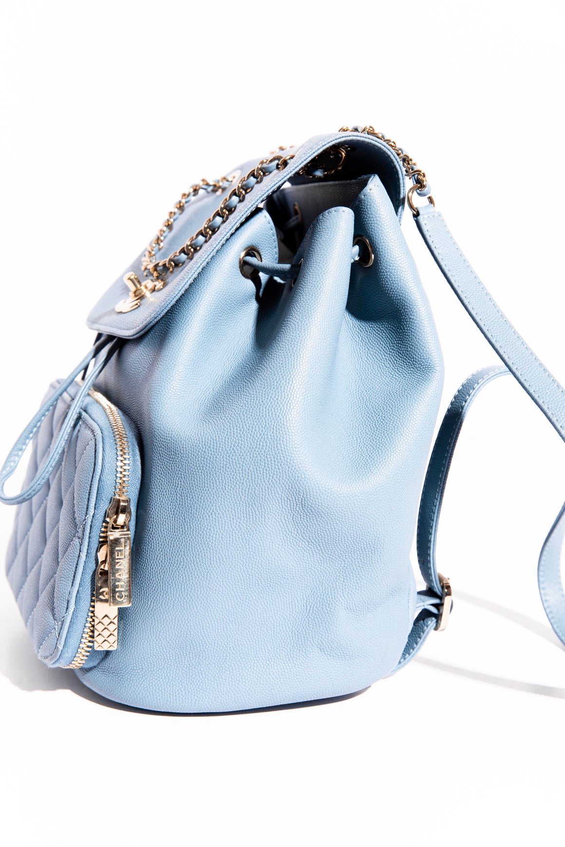 2019 CHANEL Pale Blue Affinity Backpack