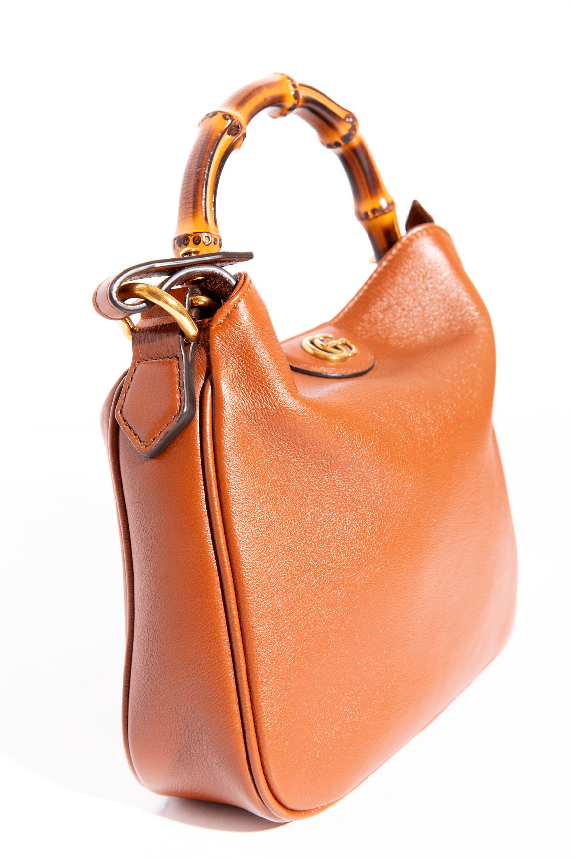 GUCCI Brown Diana Small Shoulder Bag