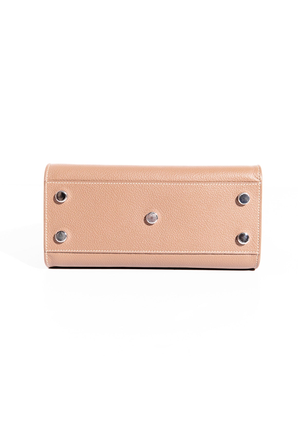 SAINT LAURENT Taupe Grained Baby Sac De Jour
