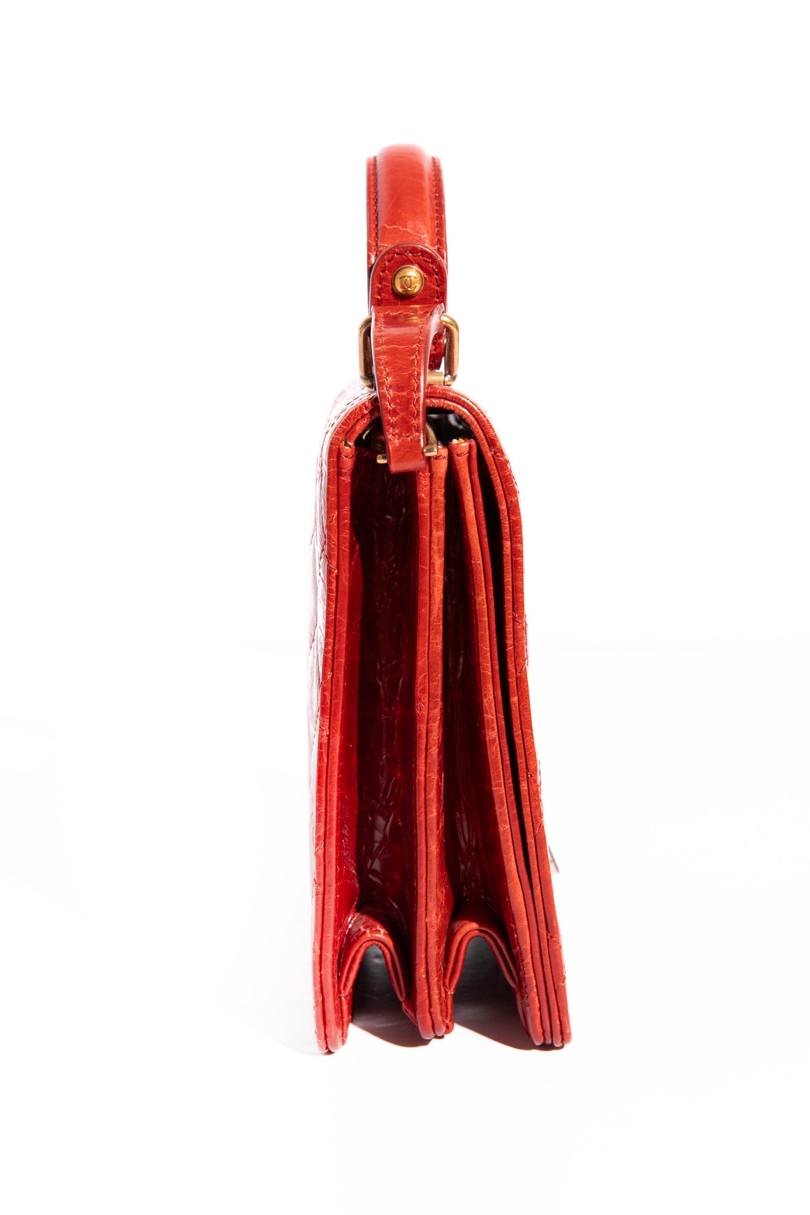 CHANEL 2011 Red Quilted Rita Bag