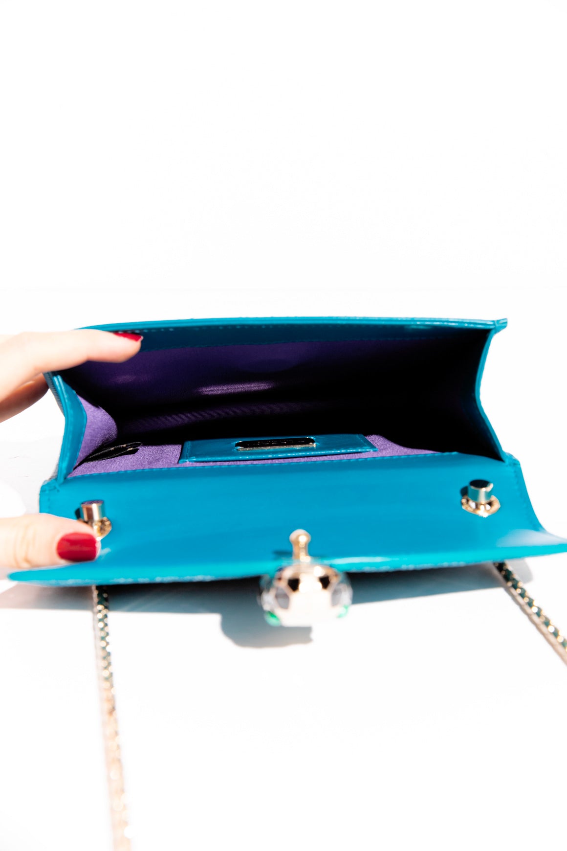 BVLGARI Blue Serpenti Forever Shoulder Bag