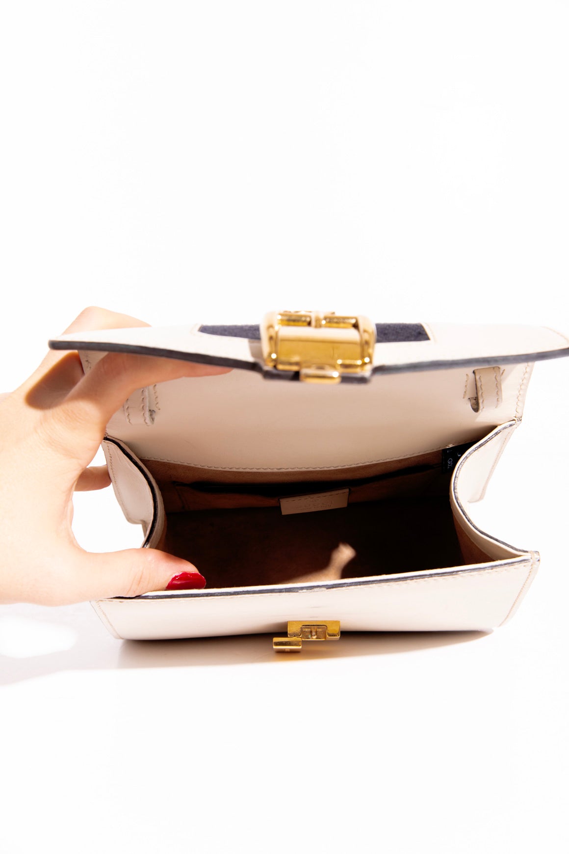 GUCCI Mini Sylvie Web Top Handle Bag