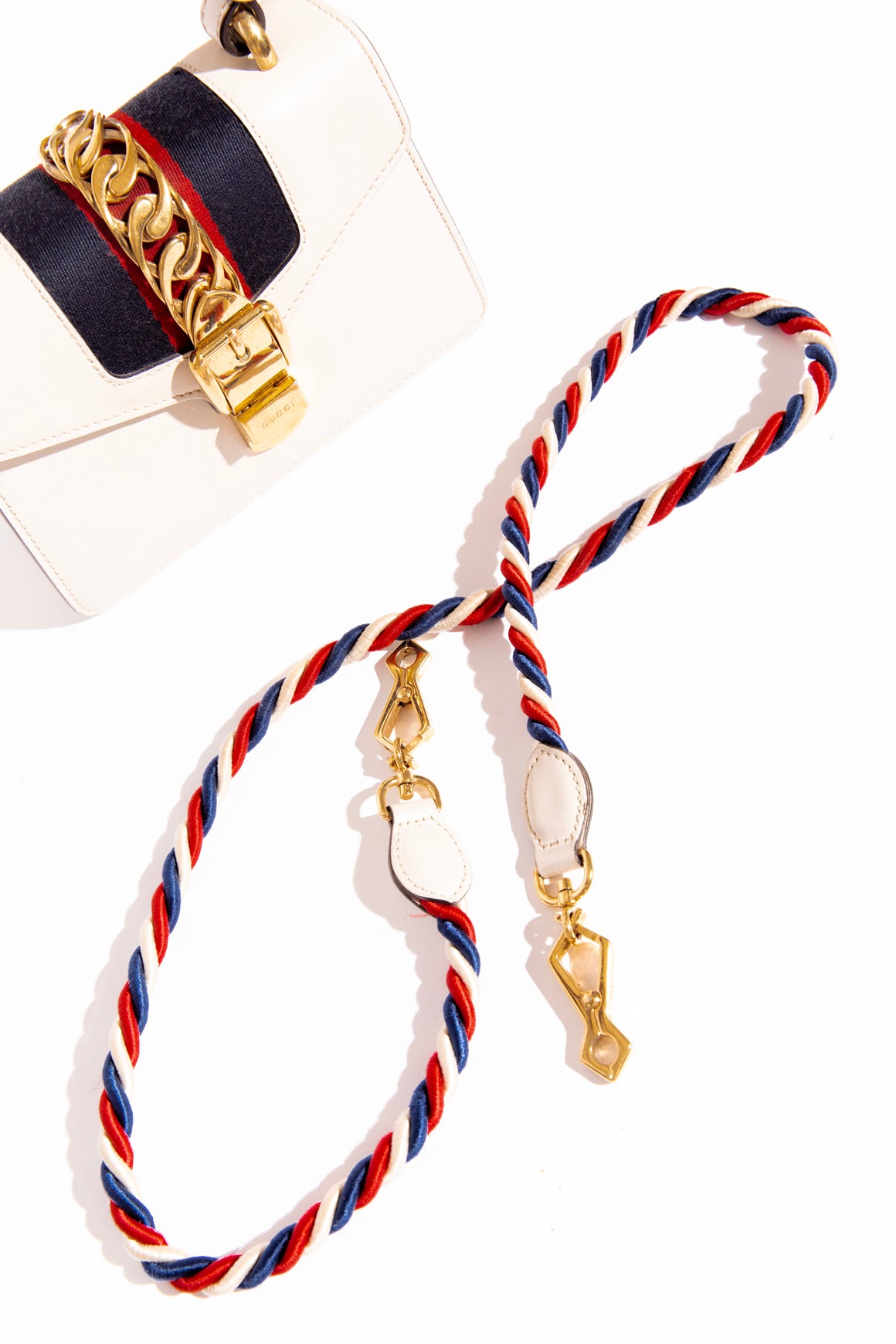 GUCCI Mini Sylvie Web Top Handle Bag