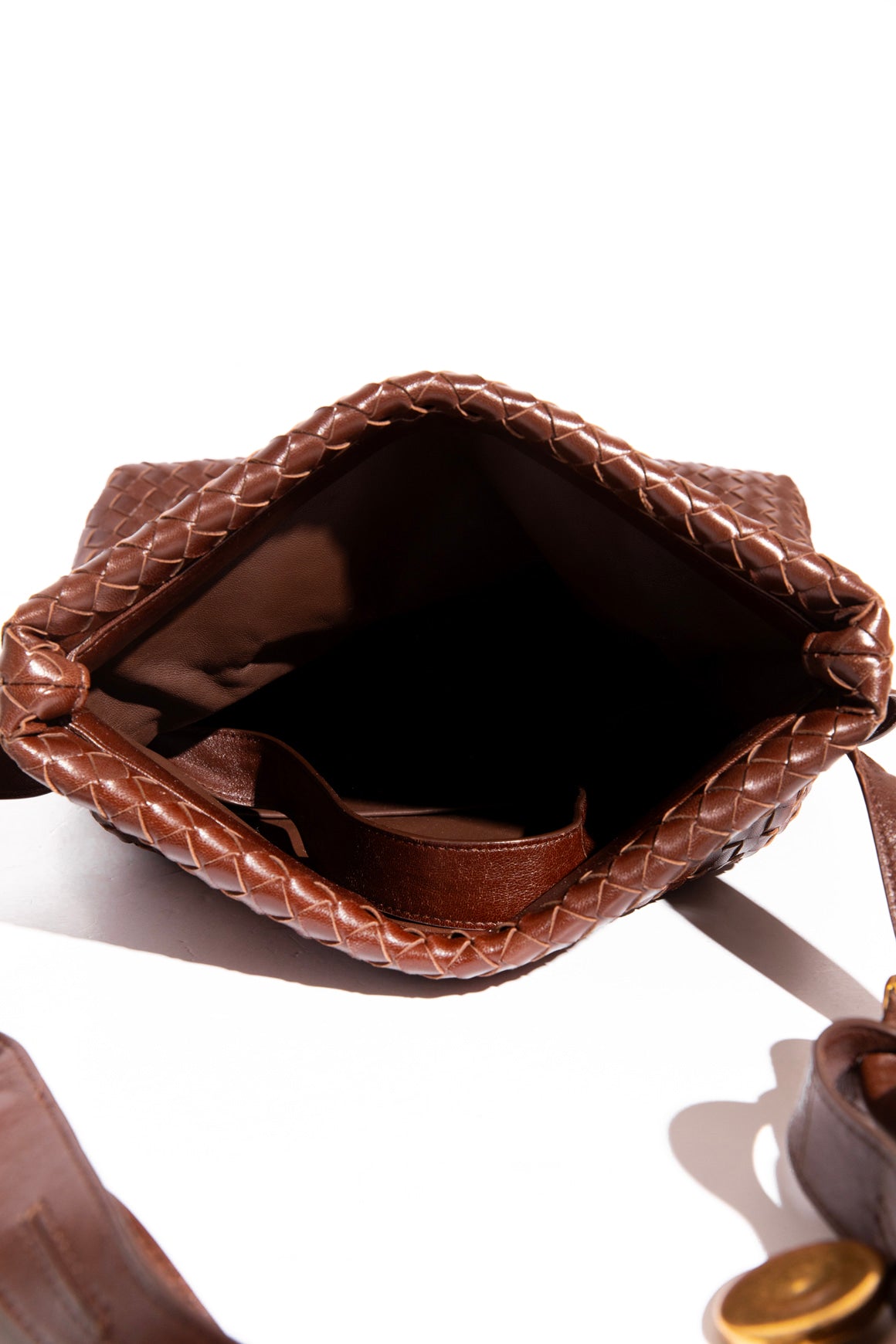 BOTTEGA VENETA Intrecciato "The Fold" Bag