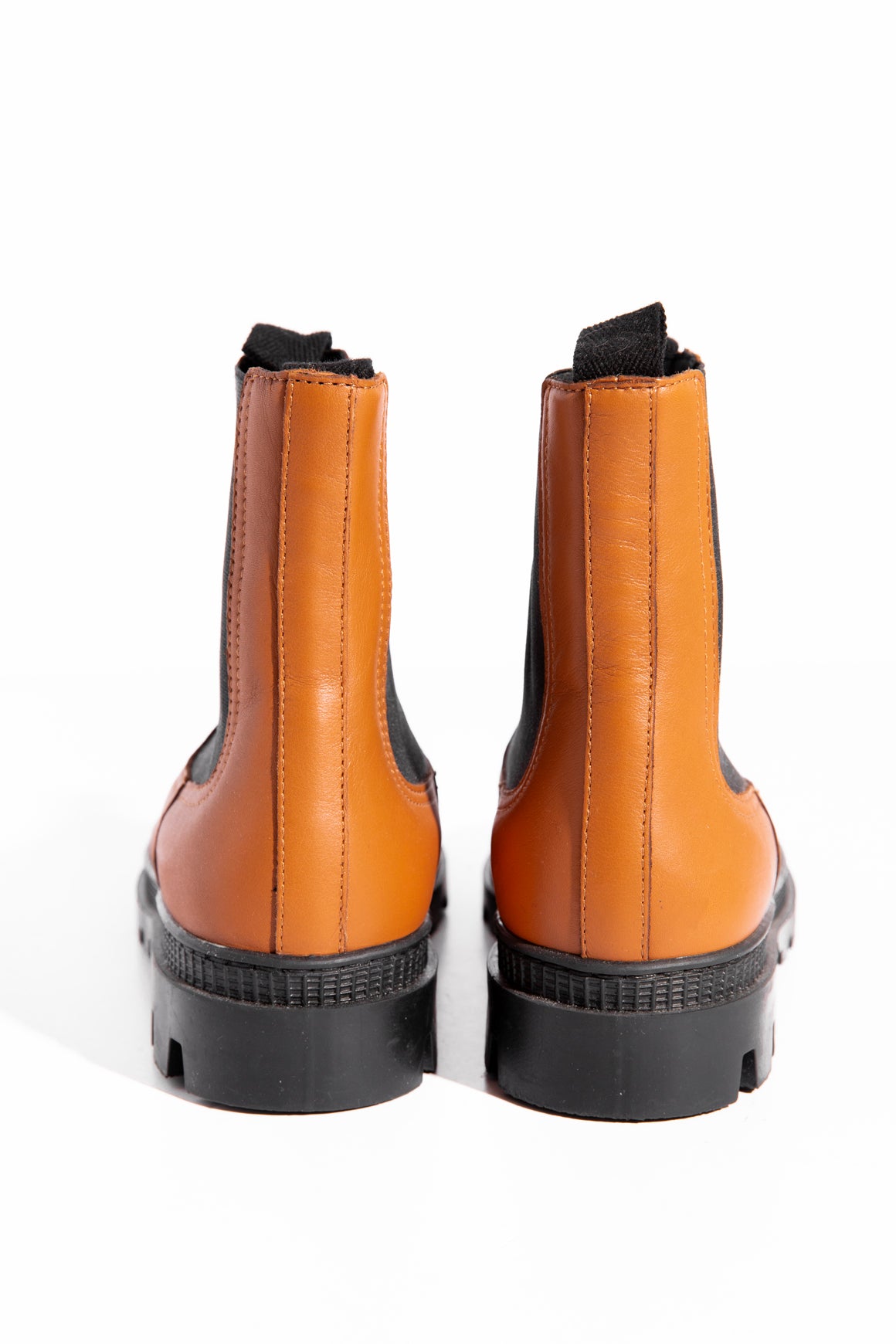 LOEWE Brown & Black Chelsea Boots (Sz. 39)