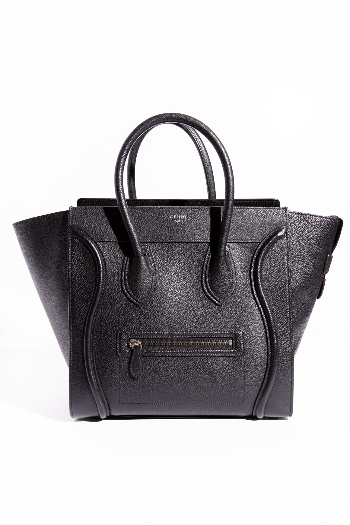 CELINE Black Mini Drummed Luggage Bag