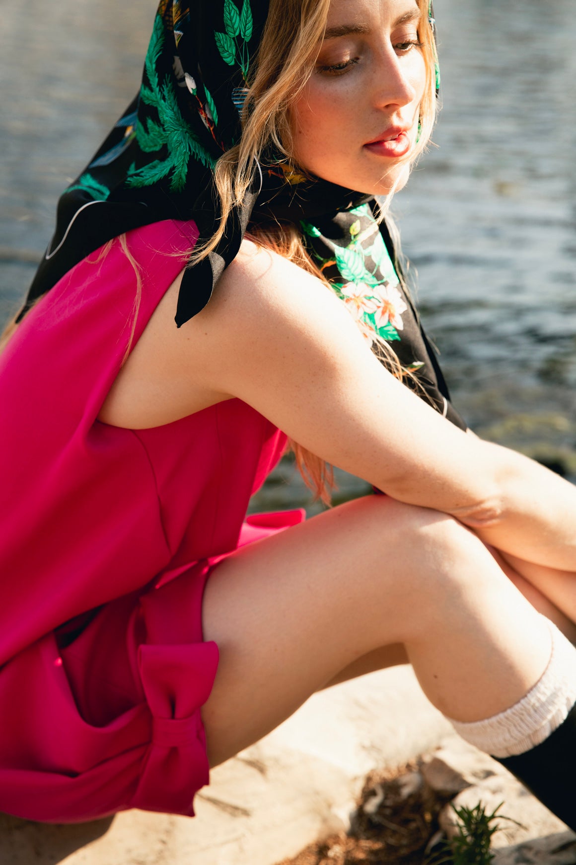 VALENTINO Magenta Mini Dress (Sz. 4)