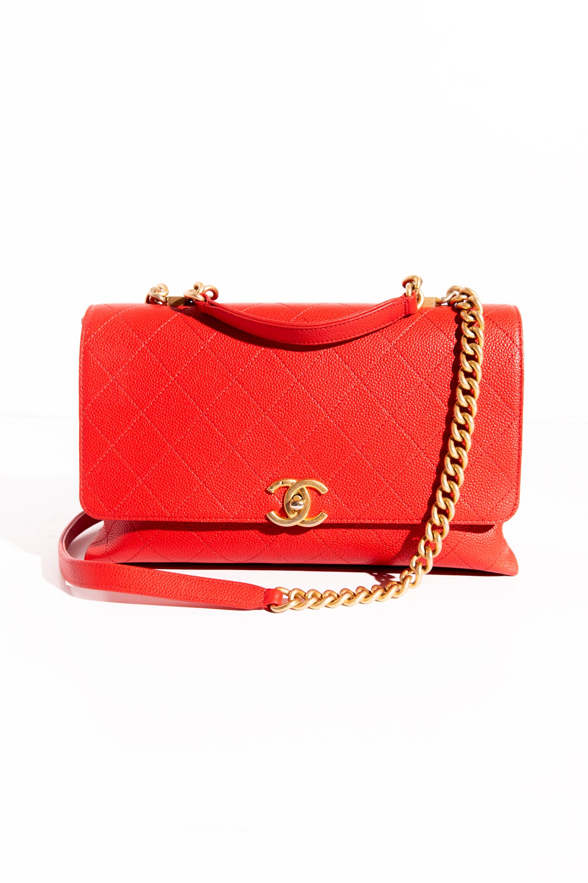 CHANEL Red Chic Affinity Bag