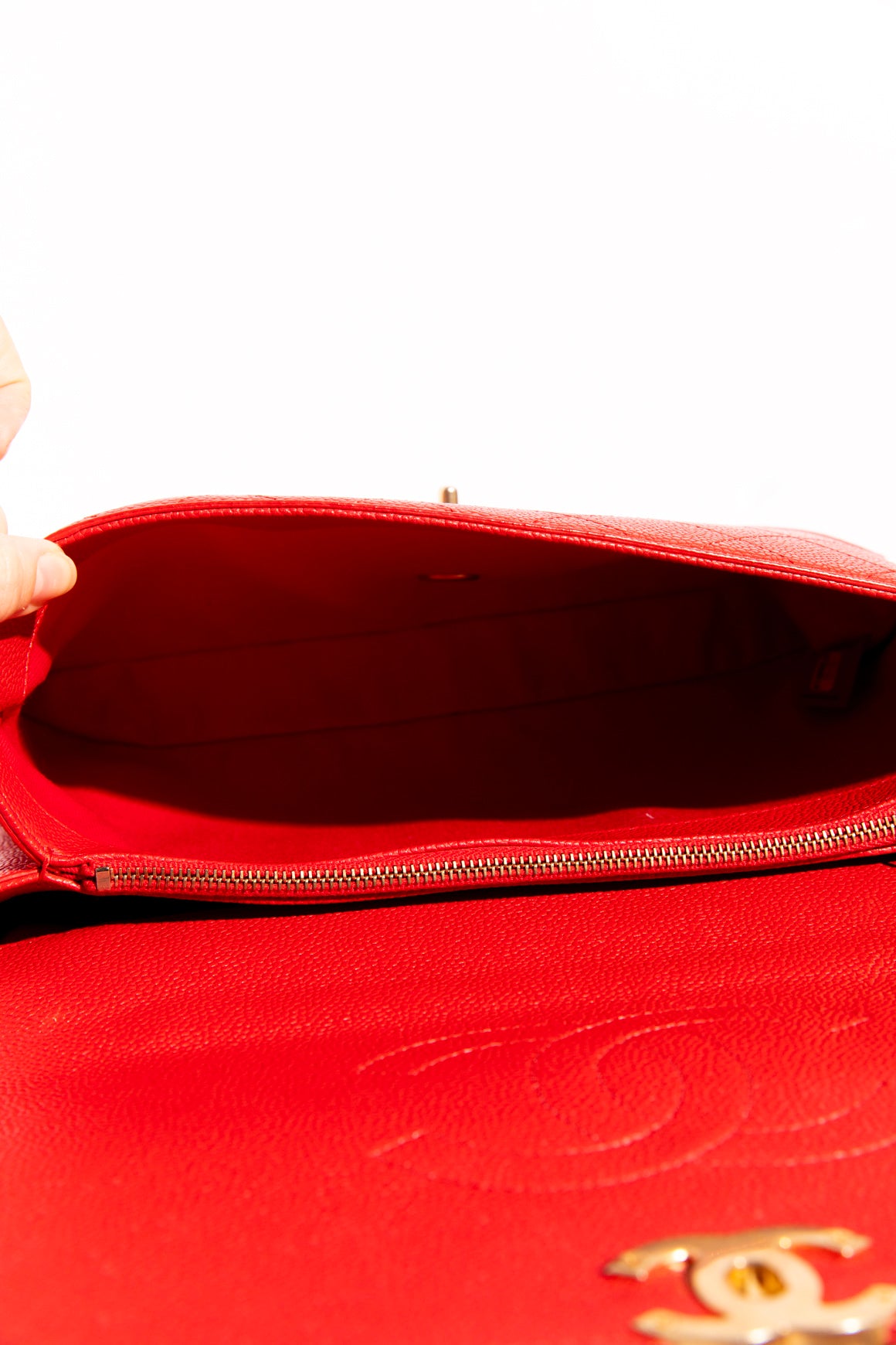 CHANEL Red Chic Affinity Bag