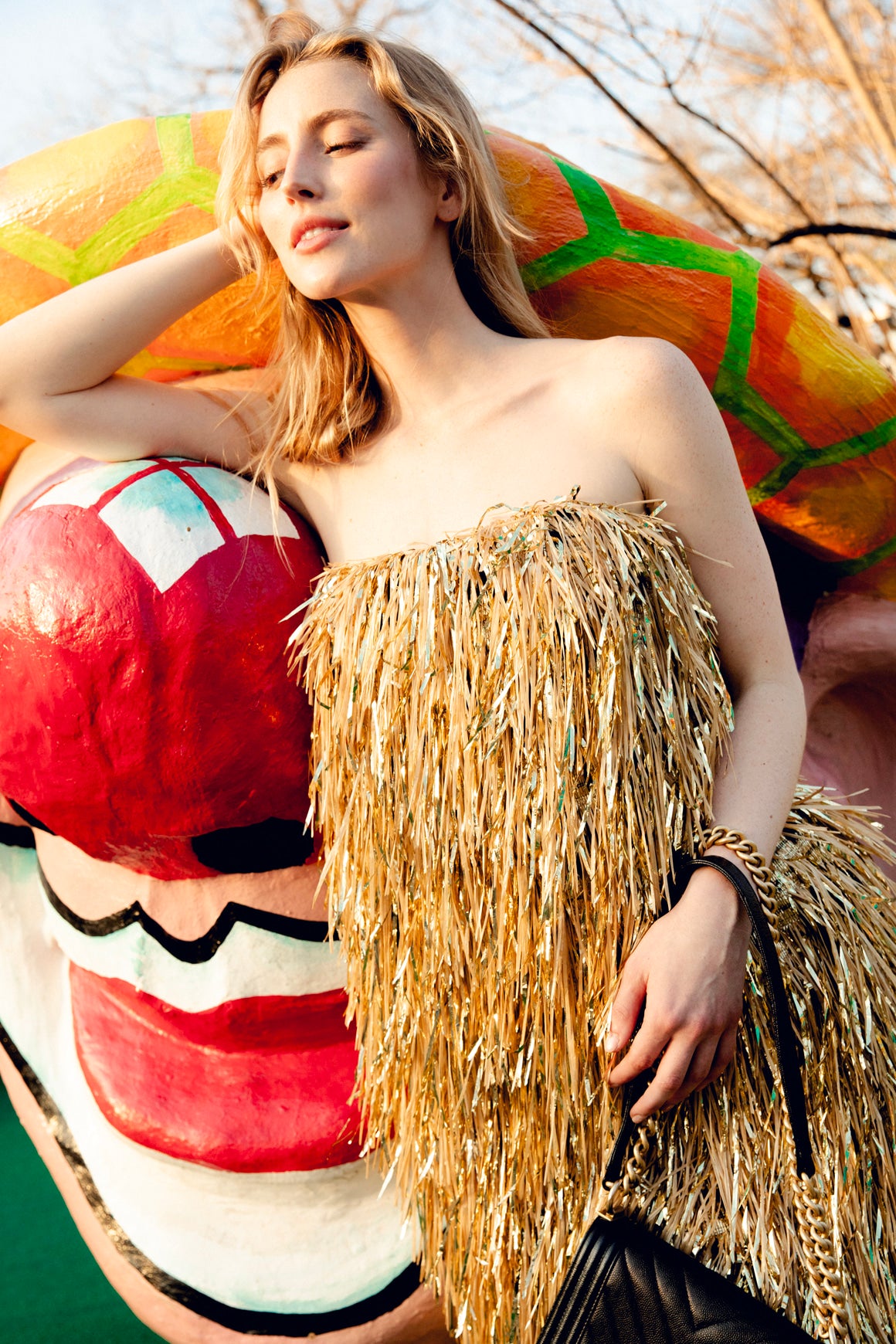 JASON WU COLLECTION Tinsel Fringe Dress (Sz. 8/M)