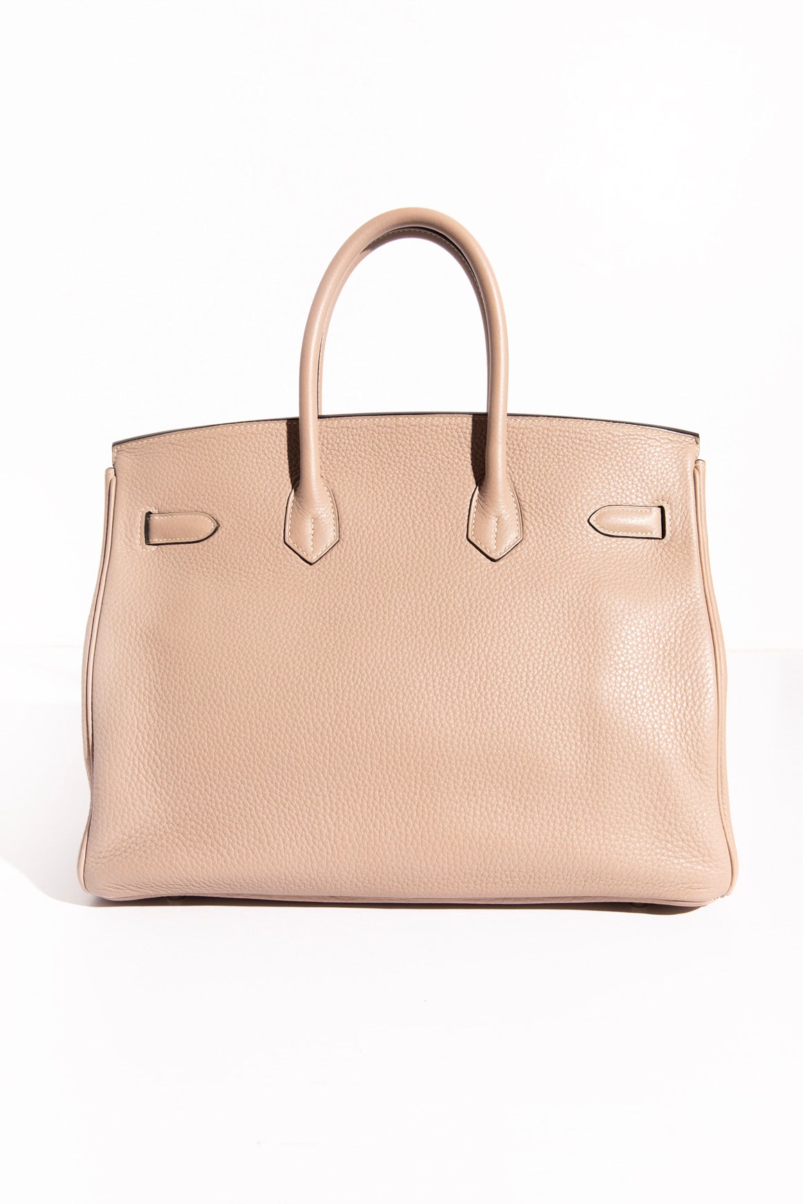 HERMES Birkin 35 in Clemence Gris Tourterelle