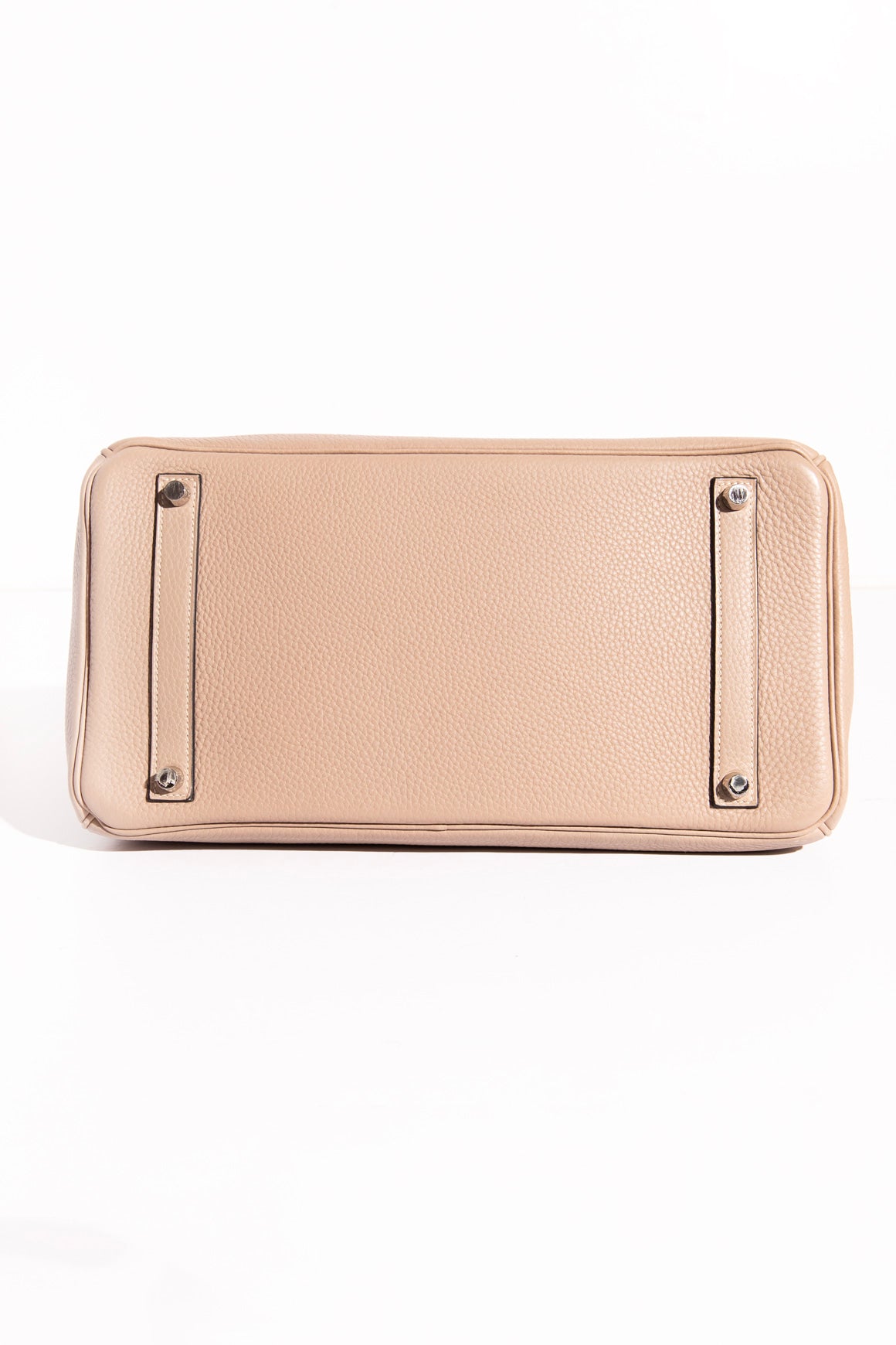 HERMES Birkin 35 in Clemence Gris Tourterelle