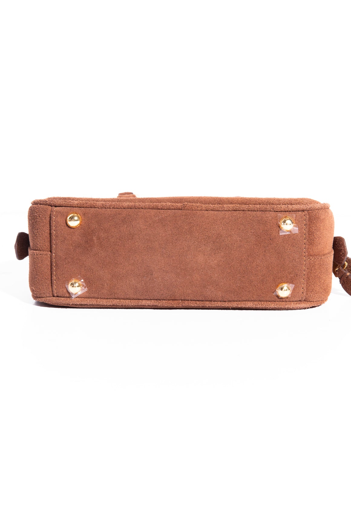 MIU MIU Brown Padded Suede Arcadie Top Handle Bag