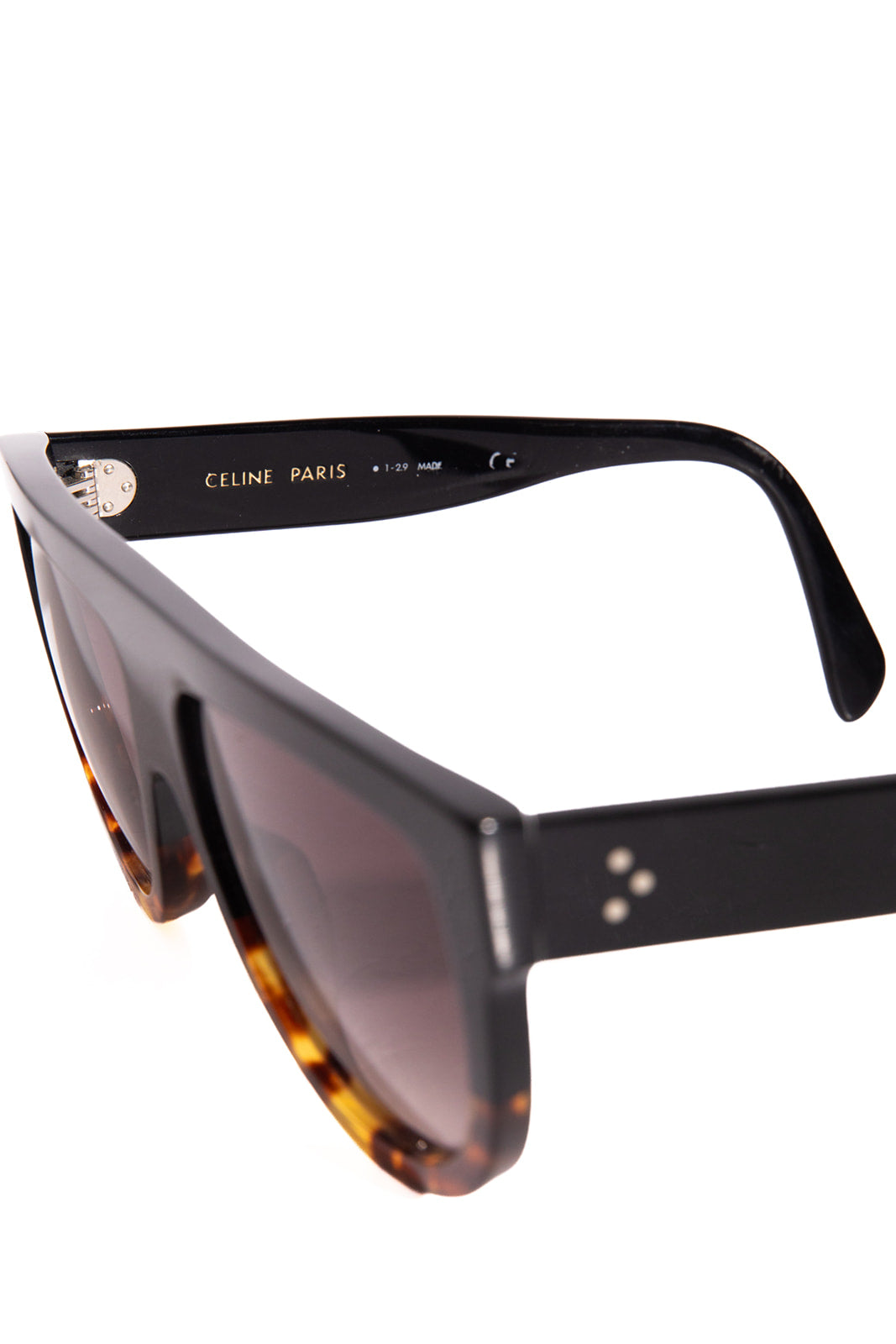 CELINE Flat Bridge Two-Tone Sunglasses