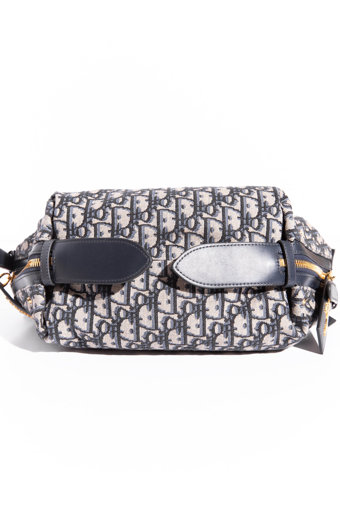 CHRISTIAN DIOR Navy Medium D-Journey Bag