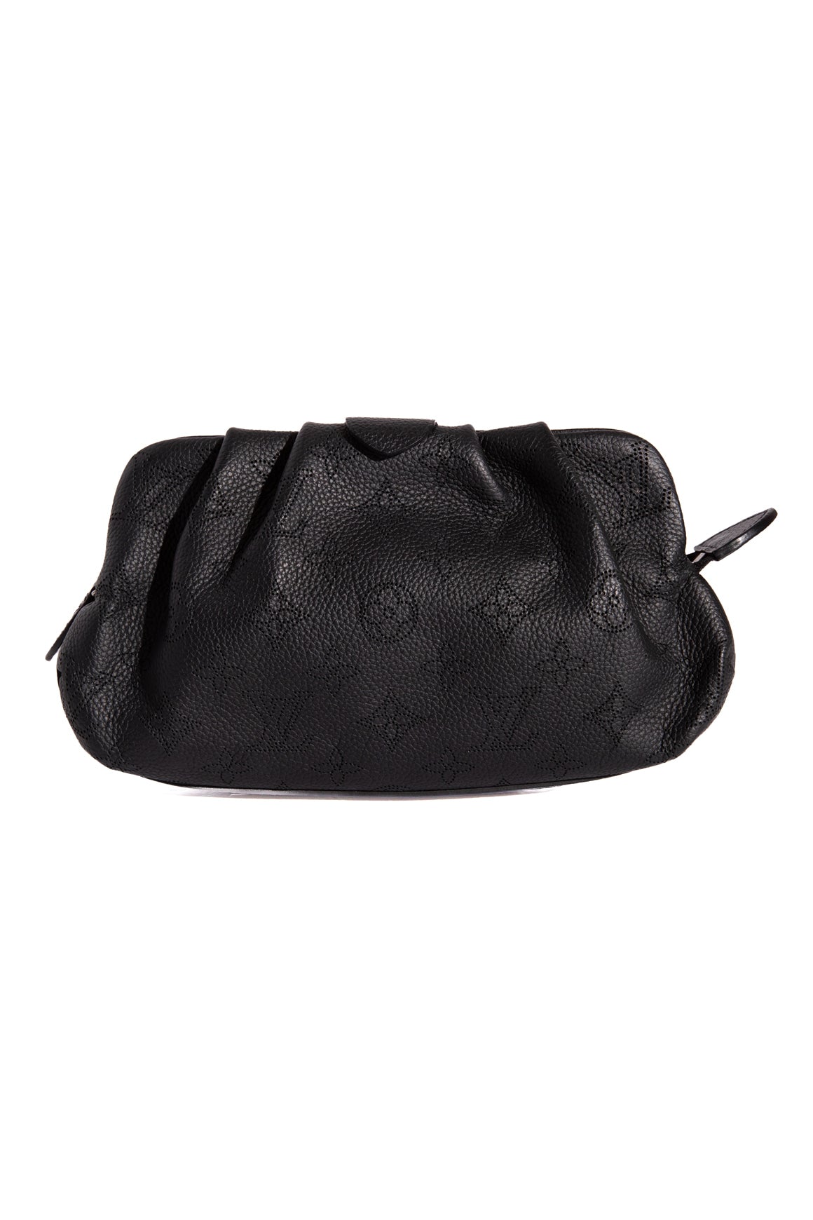 LOUIS VUITTON Black Mahina Scala Mini Pouch