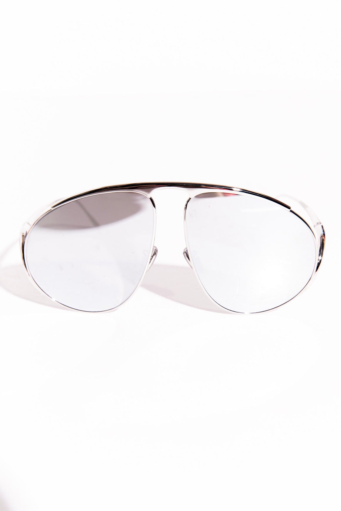 LOEWE Silver Oversized "Hilcock" Sunglasses