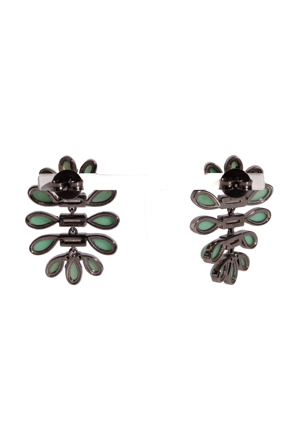 NAKARD Tamago Earrings - Pyrite & Chrysoprase