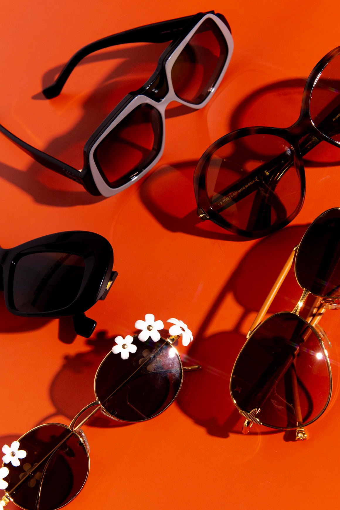 LOUIS VUITTON Gold Aviator Sunglasses W/ Leather Bridge