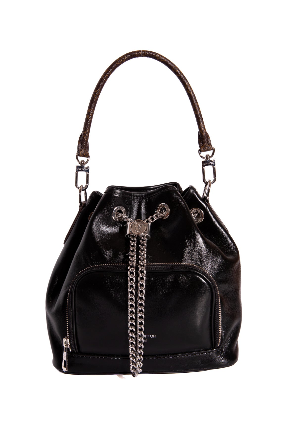 LOUIS VUITTON Black 'No Way Vibe' Bucket Bag