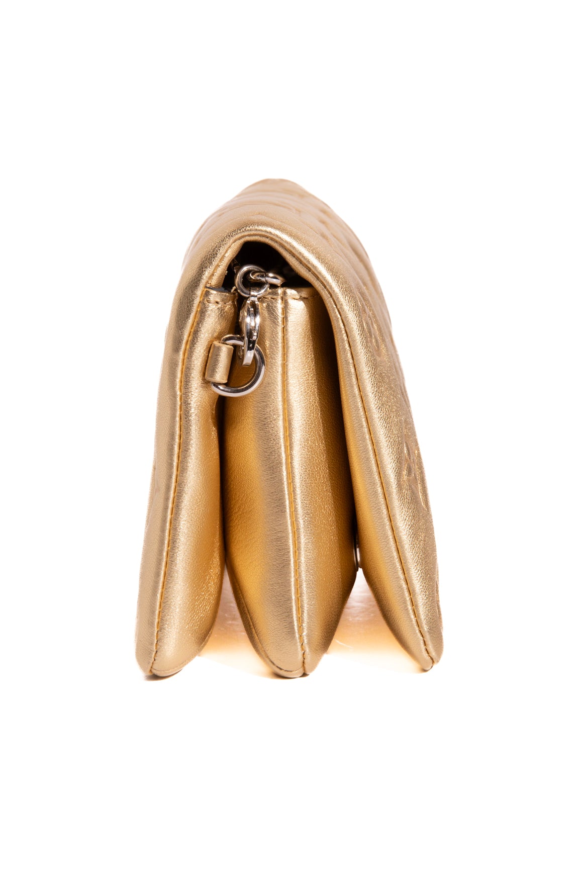 LOUIS VUITTON Gold Monogram Pochette Coussin