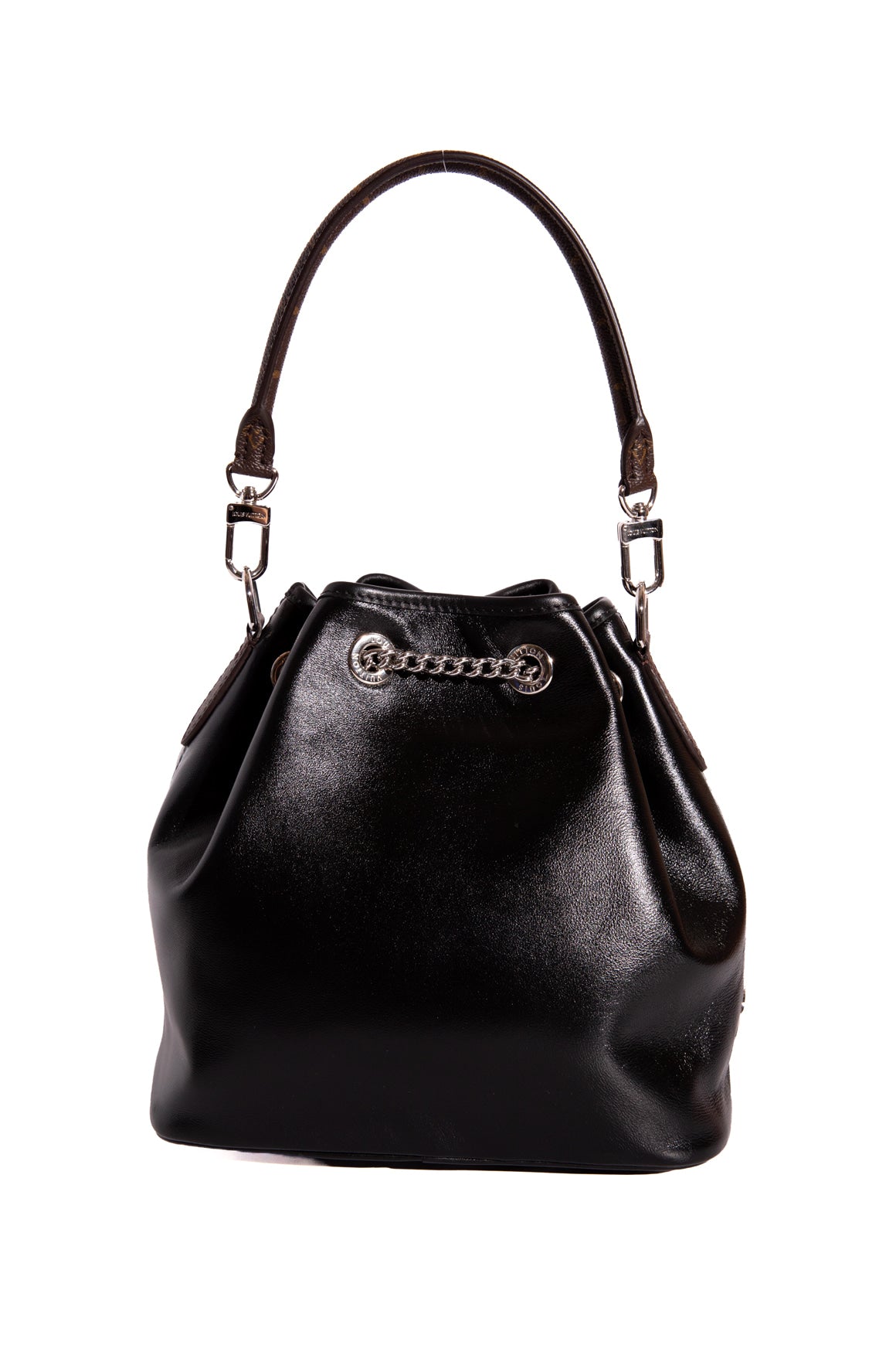 LOUIS VUITTON Black 'No Way Vibe' Bucket Bag