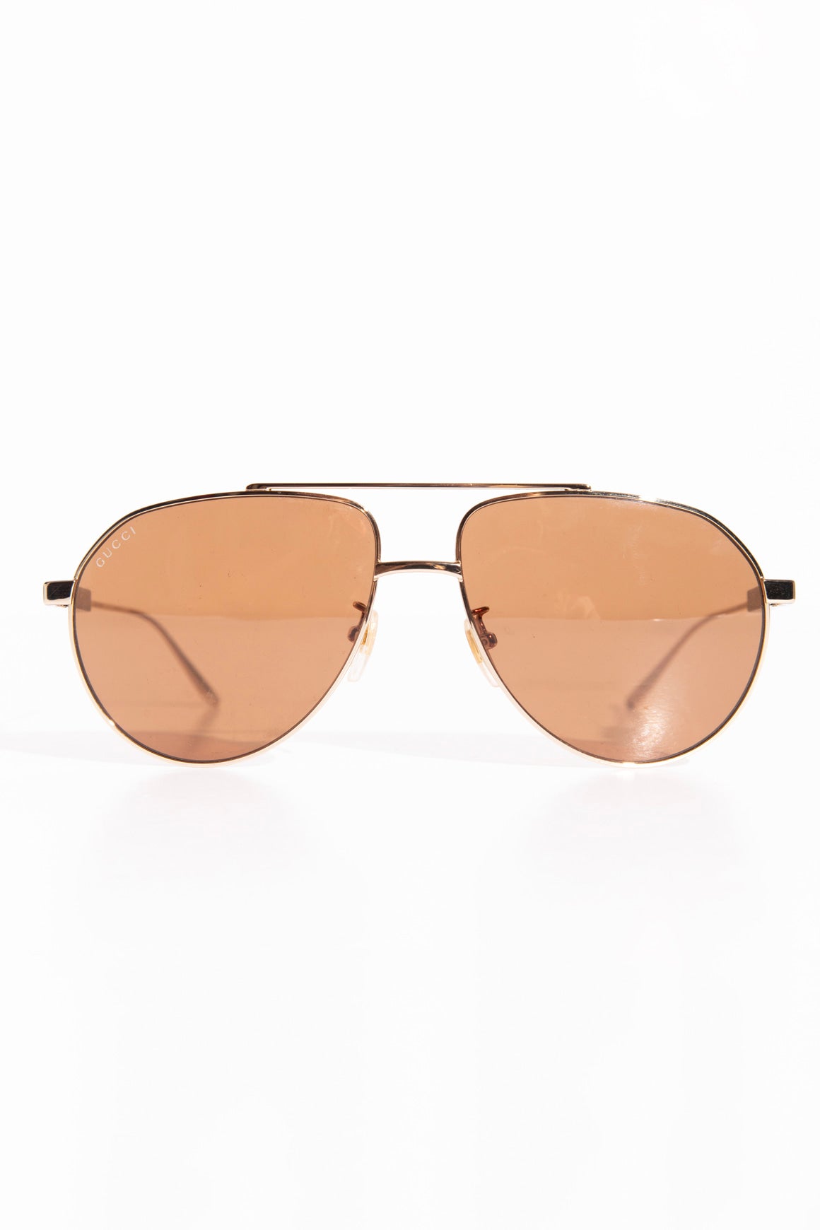 GUCCI Gold Aviator Sunglasses