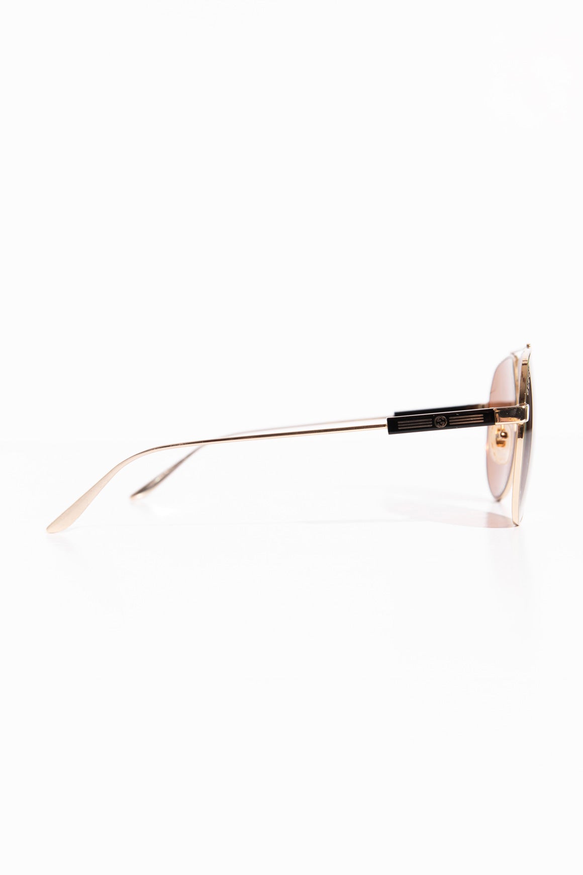 GUCCI Gold Aviator Sunglasses