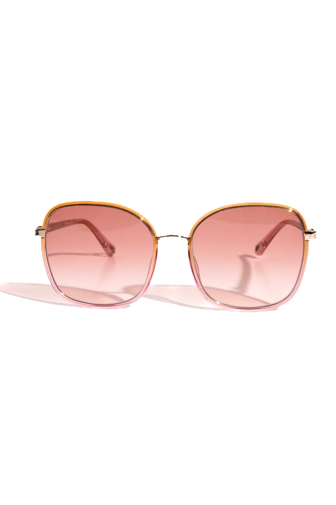 CHLOE Pink Oversized Square Frame Sunglasses
